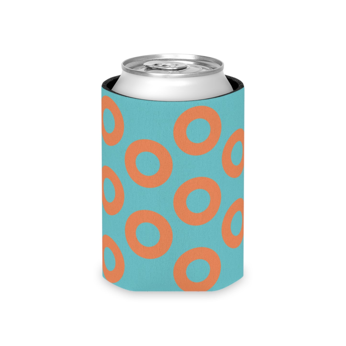 Phish Donut Koozie | Turquoise /Orange | Can Cooler Sleeve