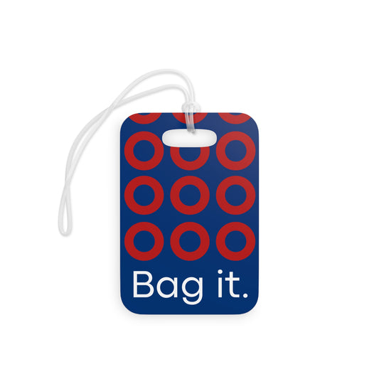 Personalized Fishman Donut Luggage Tags | Bag it, Tag It | 2 shapes available