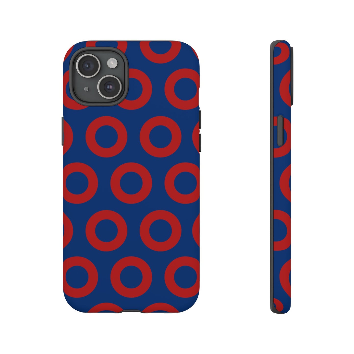 Fishman Donut Phone Case | Red/Blue | iPhone, Google, Samsung