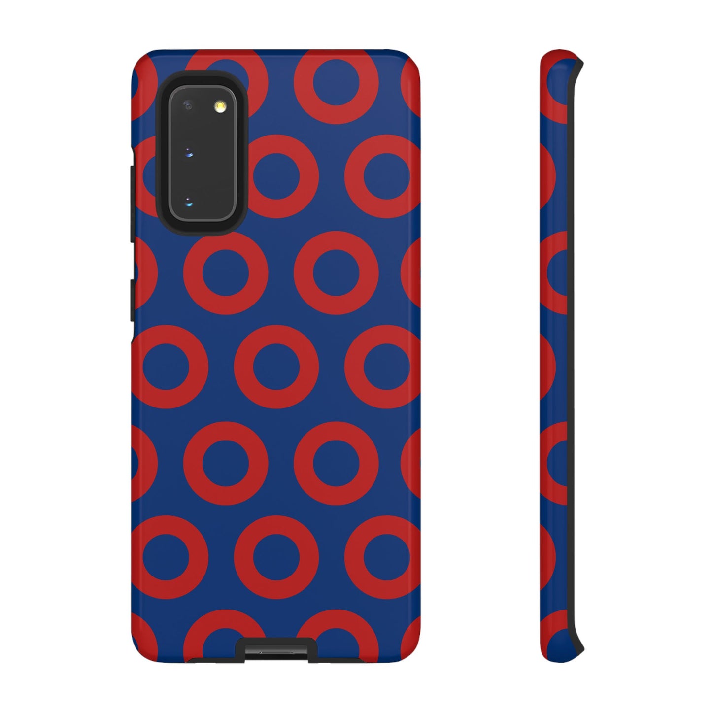 Fishman Donut Phone Case | Red/Blue | iPhone, Google, Samsung