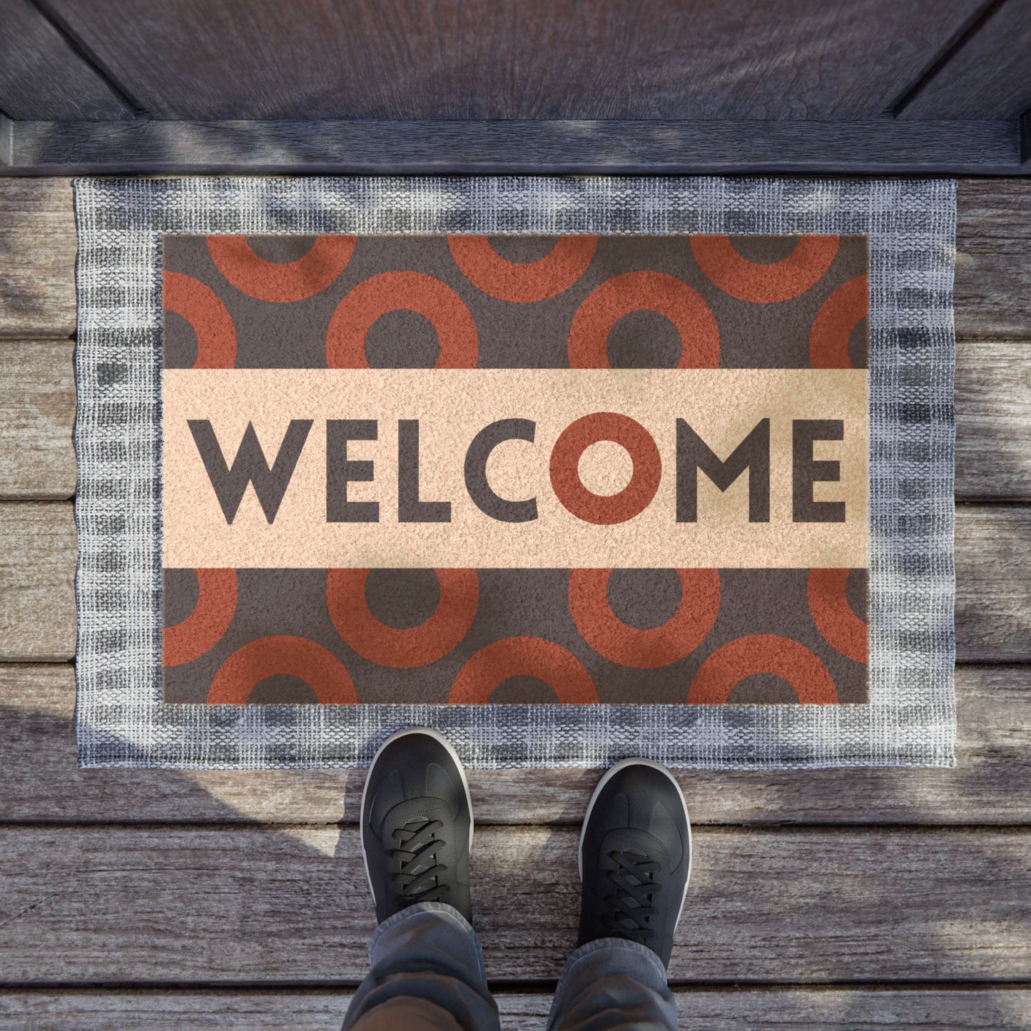 Phish Doormat | Red Donuts | Fishman Donut Welcome Mat