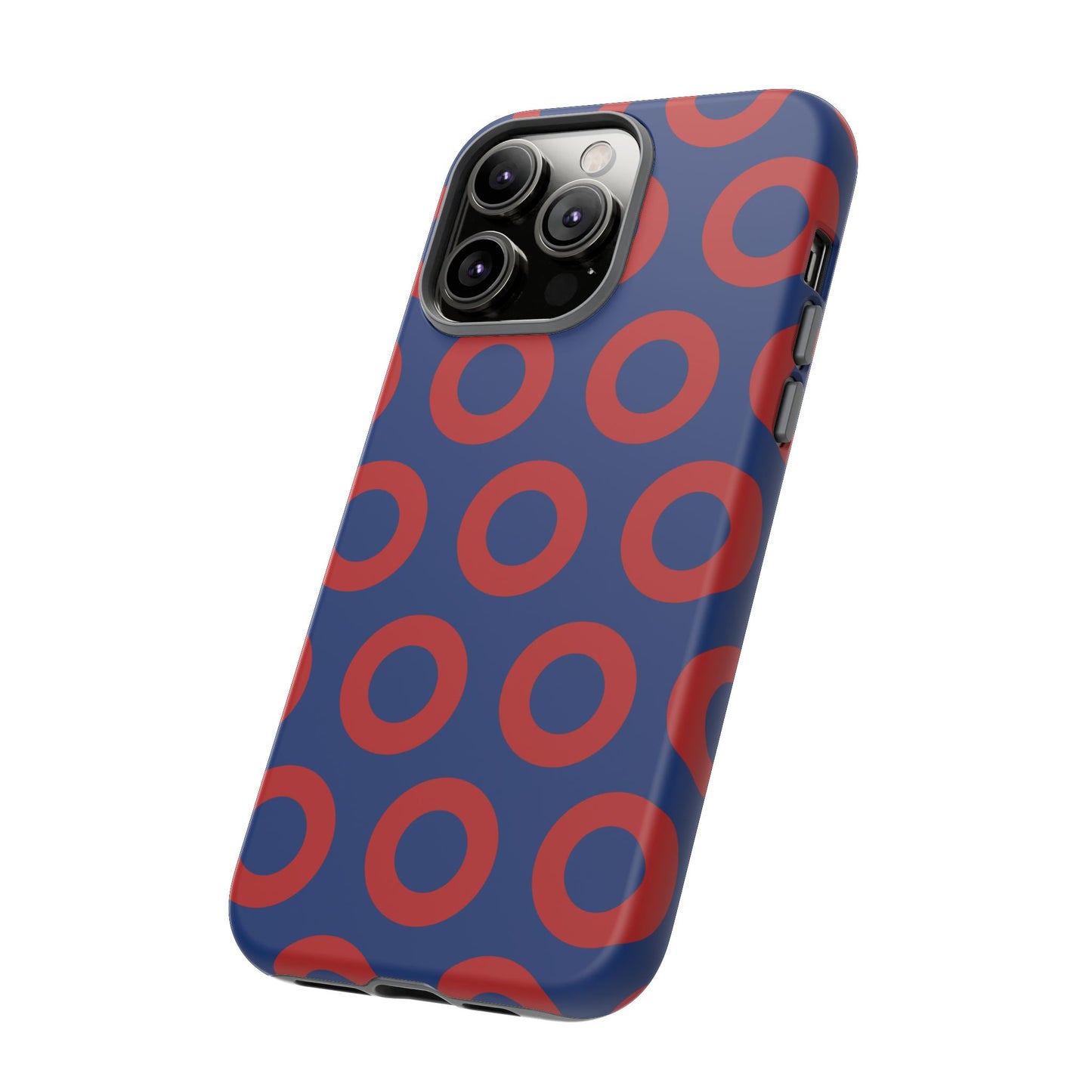 Fishman Donut Phone Case | Red/Blue | iPhone, Google, Samsung