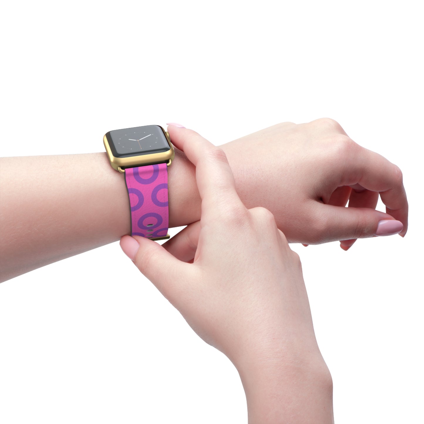 Fishman Donut Apple Watch Band | Pink/Purple | 2 lengths available