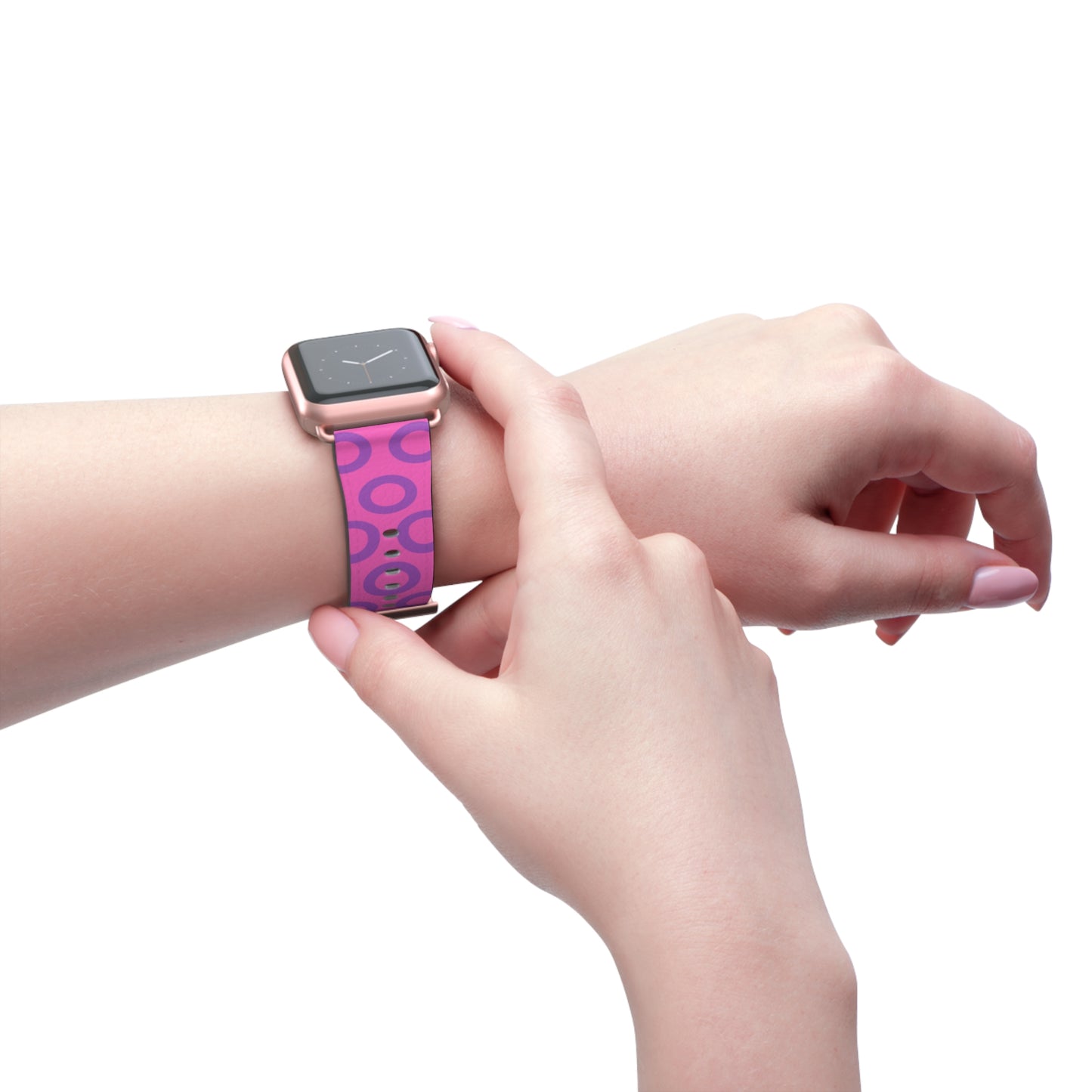 Fishman Donut Apple Watch Band | Pink/Purple | 2 lengths available