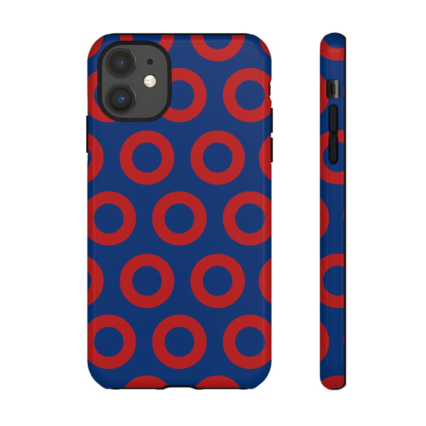 Fishman Donut Phone Case | Red/Blue | iPhone, Google, Samsung