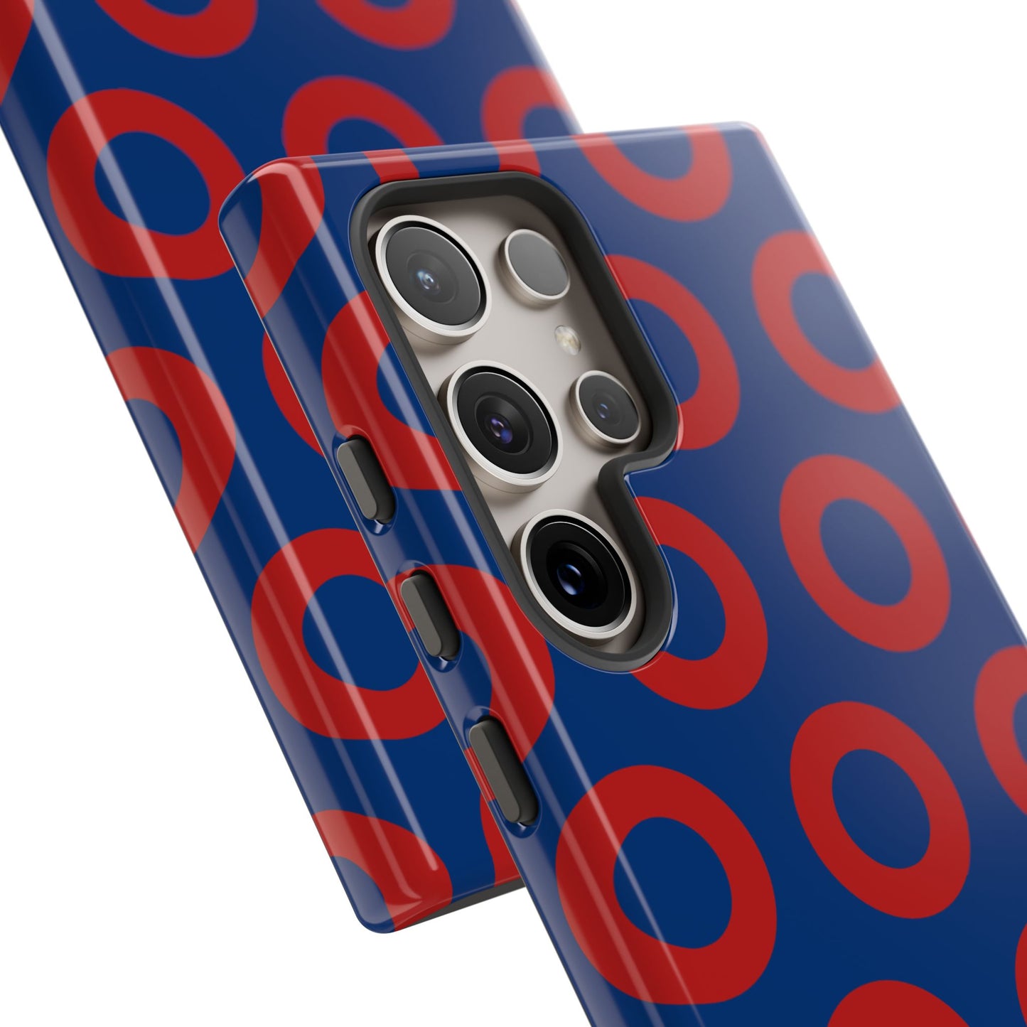 Fishman Donut Phone Case | Red/Blue | iPhone, Google, Samsung