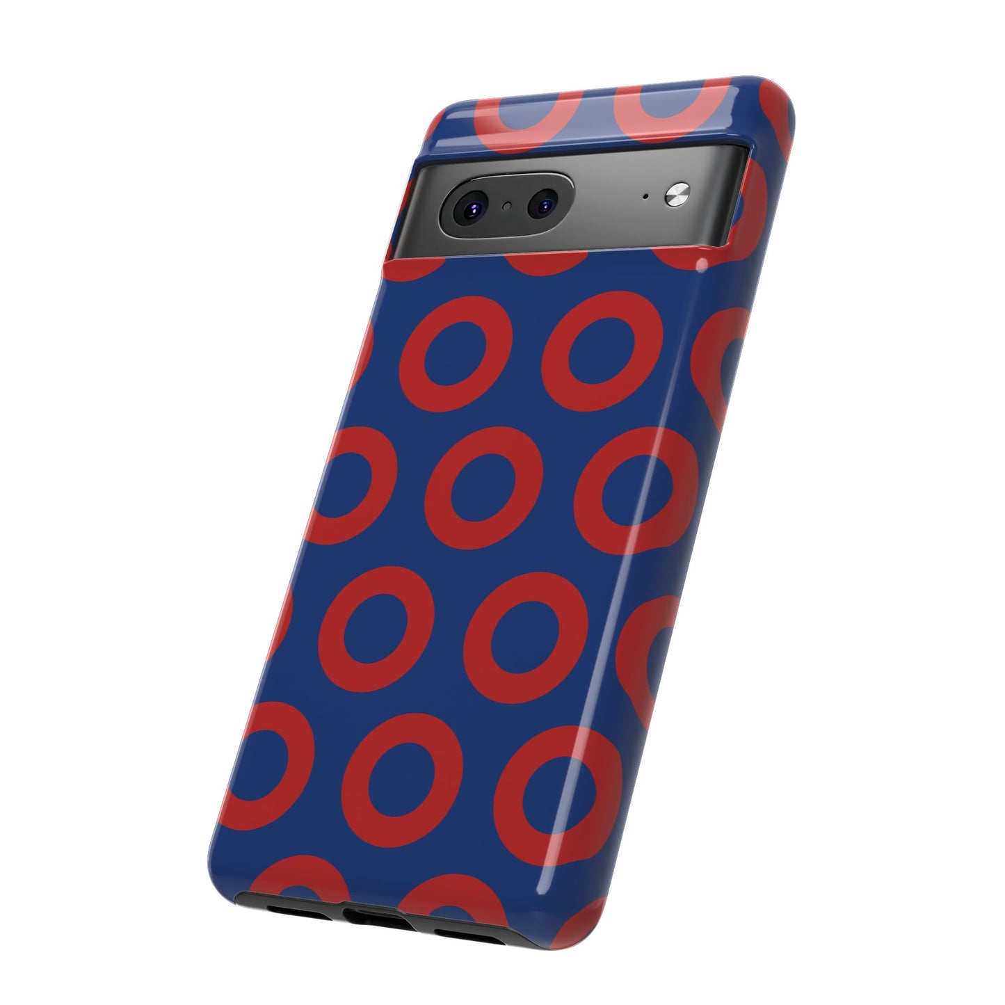 Fishman Donut Phone Case | Red/Blue | iPhone, Google, Samsung