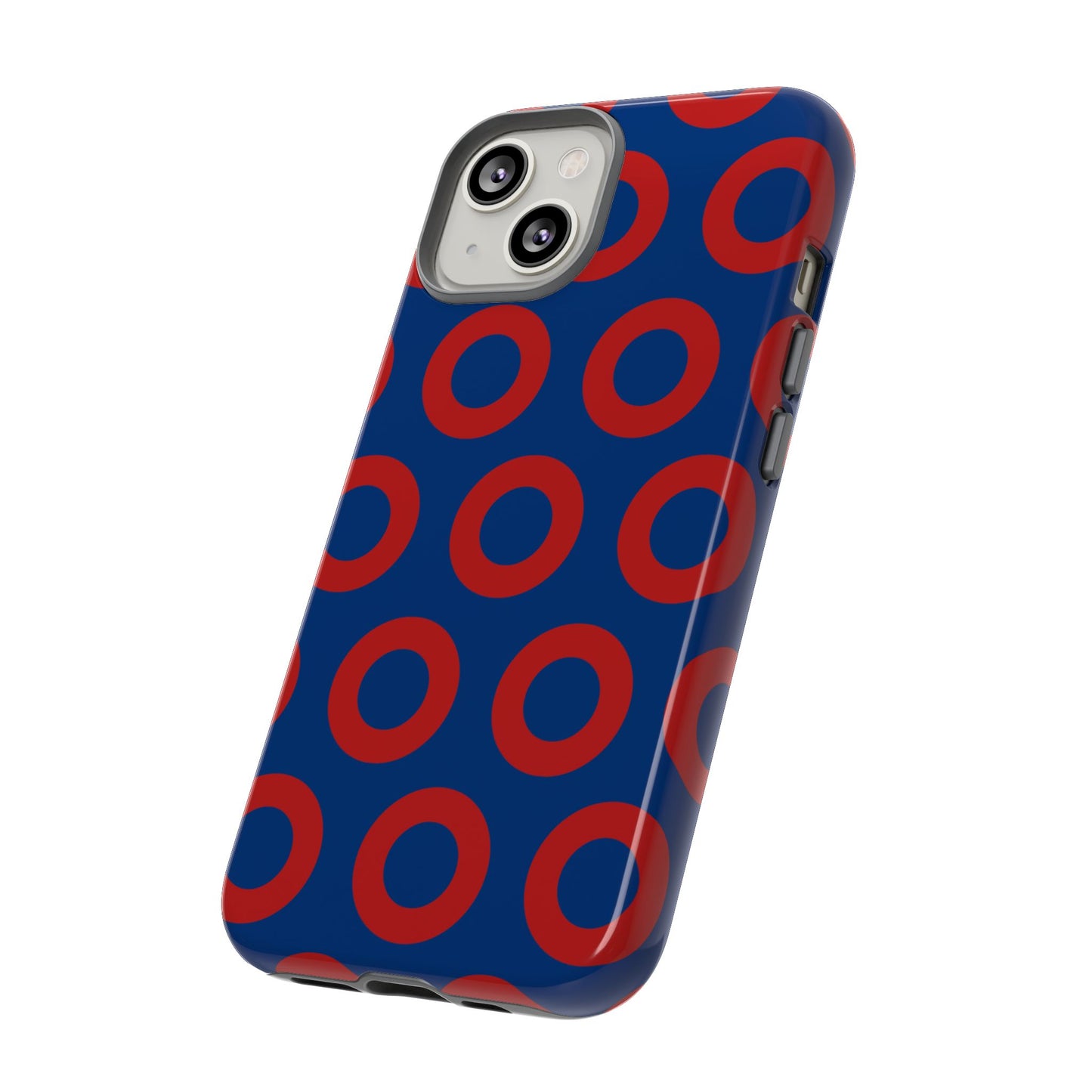 Fishman Donut Phone Case | Red/Blue | iPhone, Google, Samsung