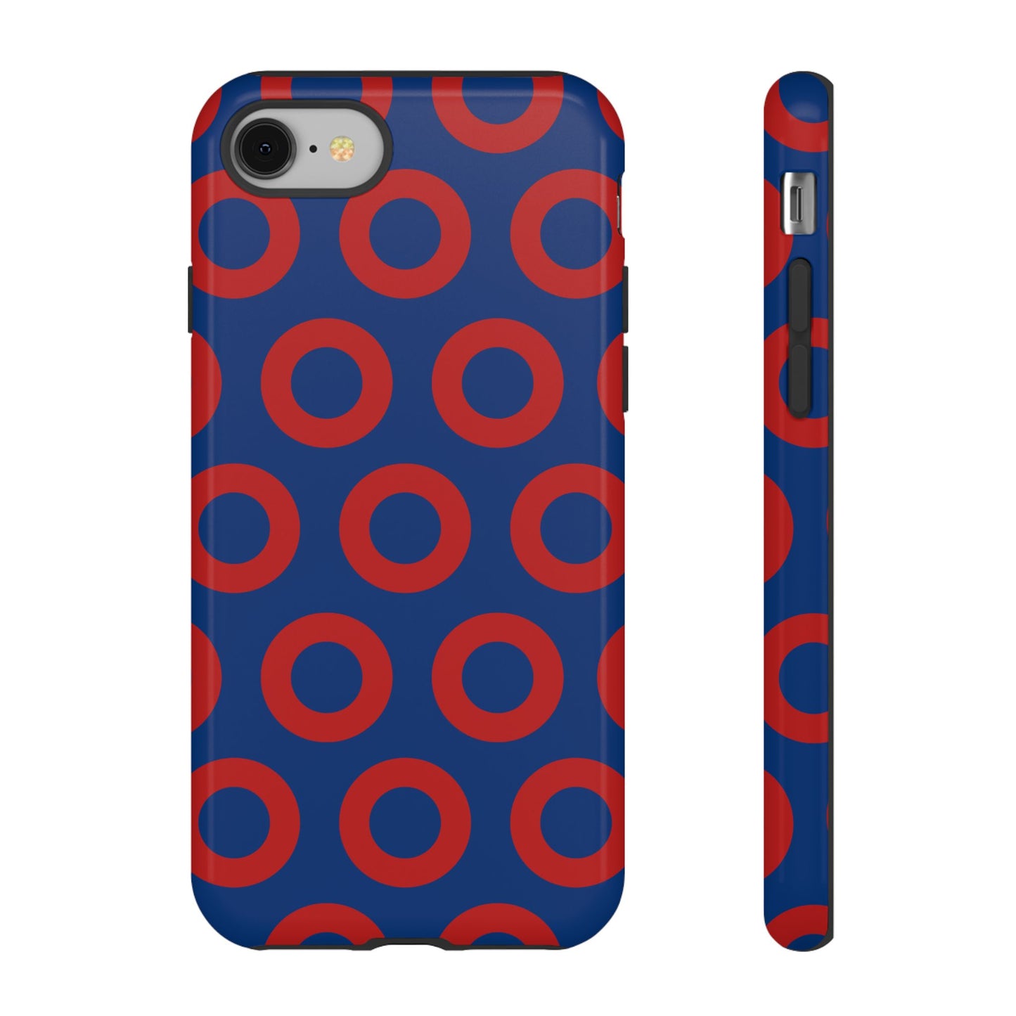 Fishman Donut Phone Case | Red/Blue | iPhone, Google, Samsung