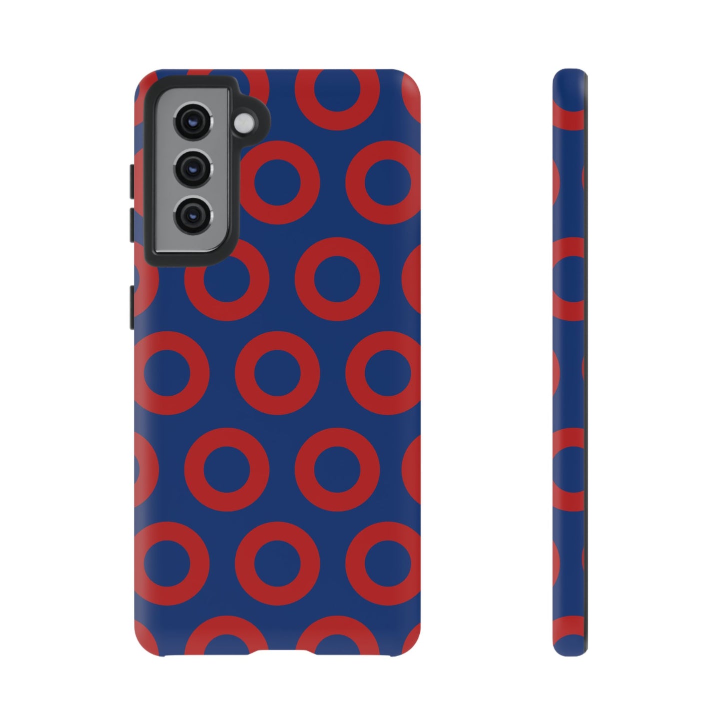 Fishman Donut Phone Case | Red/Blue | iPhone, Google, Samsung