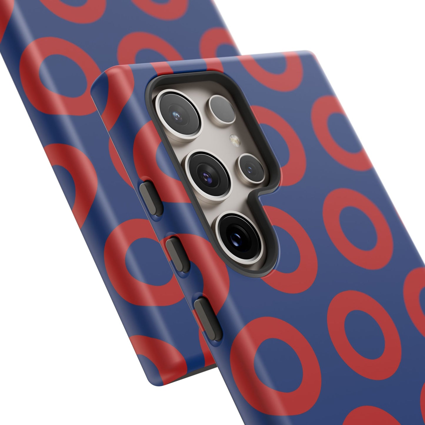 Fishman Donut Phone Case | Red/Blue | iPhone, Google, Samsung