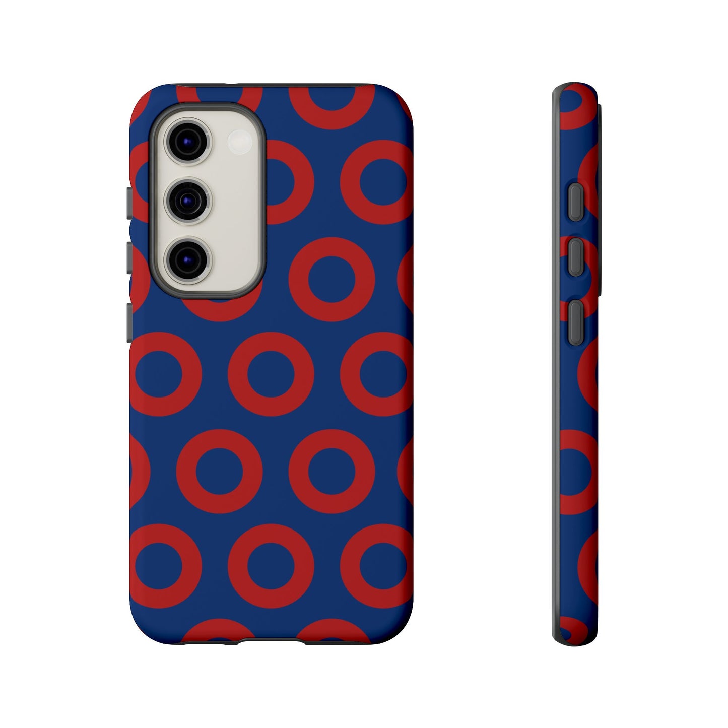 Fishman Donut Phone Case | Red/Blue | iPhone, Google, Samsung