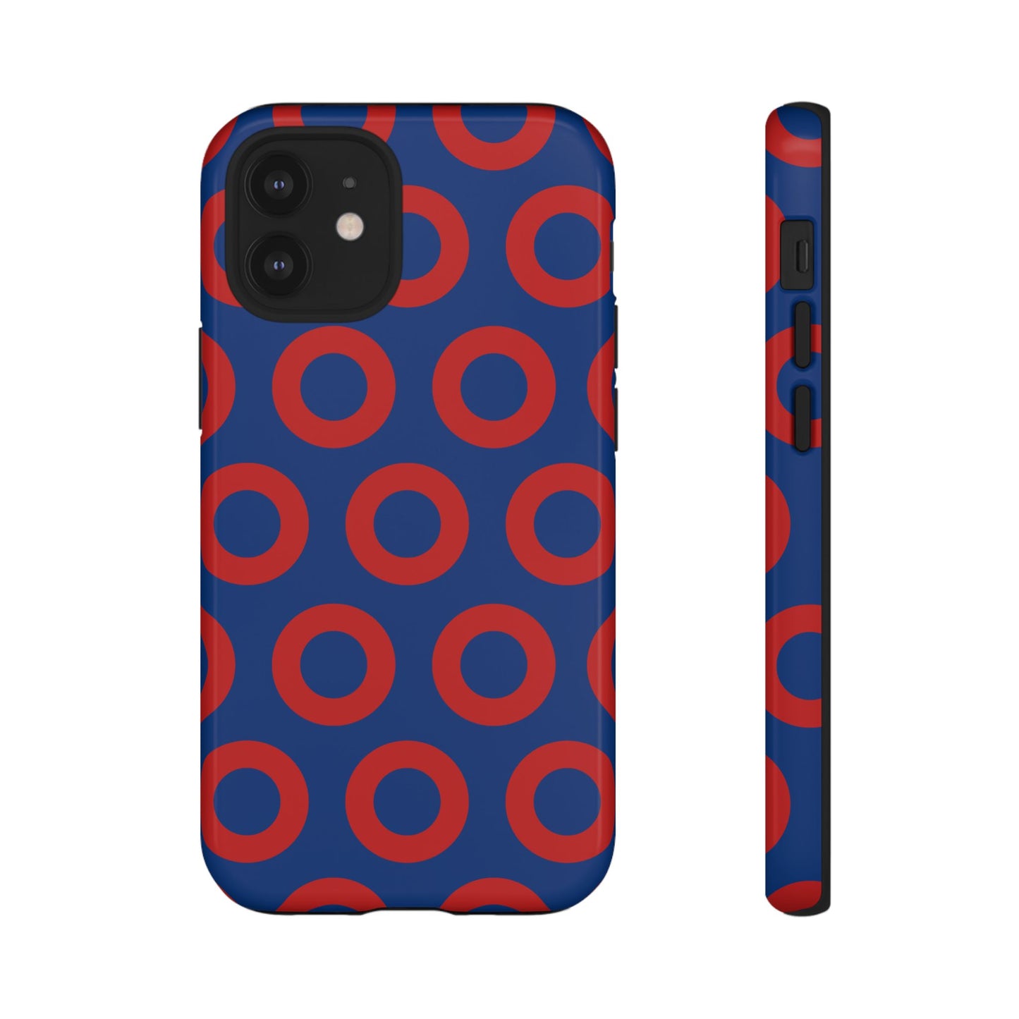 Fishman Donut Phone Case | Red/Blue | iPhone, Google, Samsung