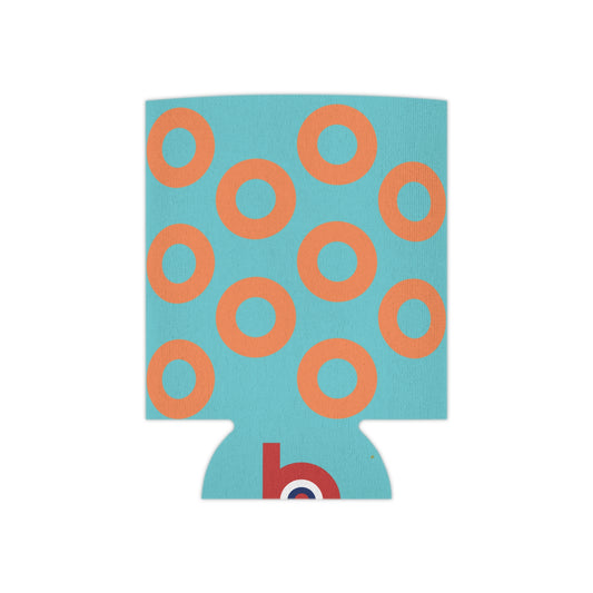 Phish Donut Koozie | Turquoise /Orange | Can Cooler Sleeve