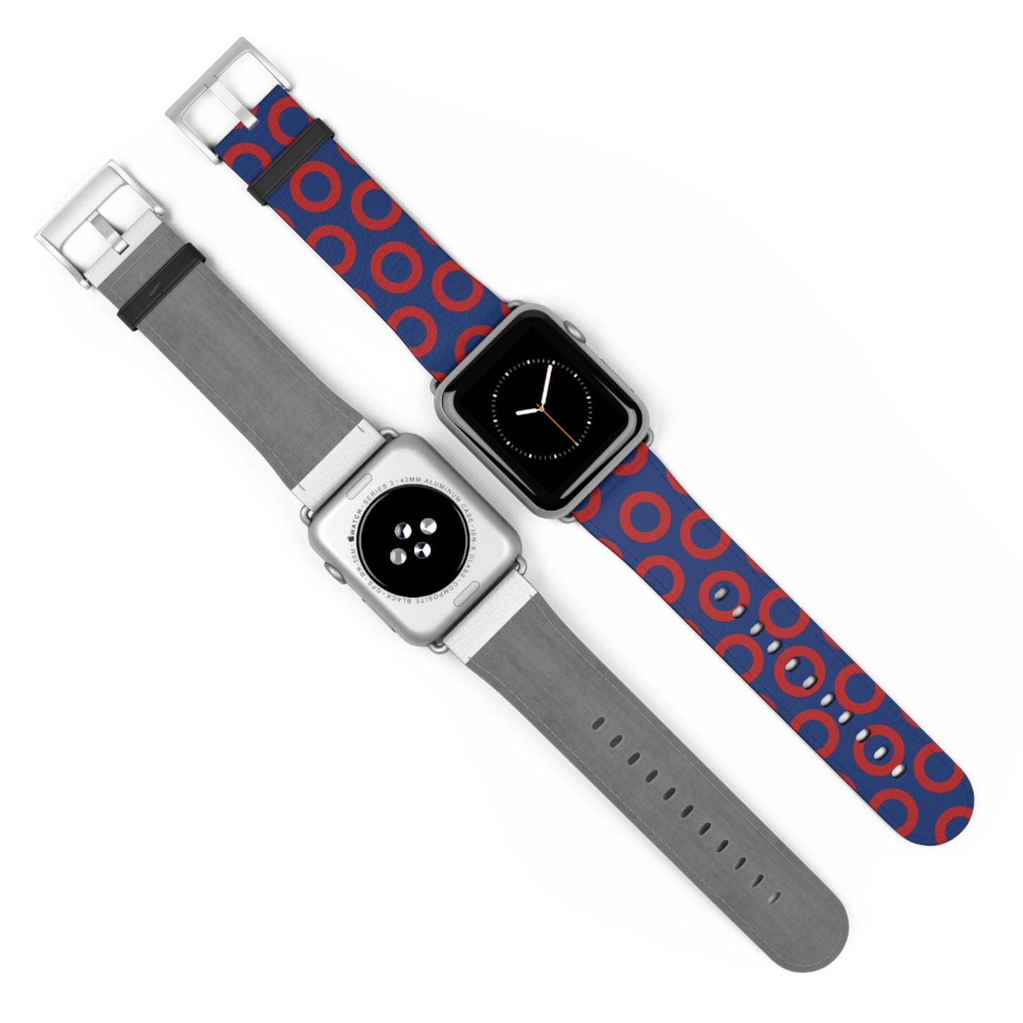 Fishman Donut Apple Watch Band | Red/Blue | 2 lengths available