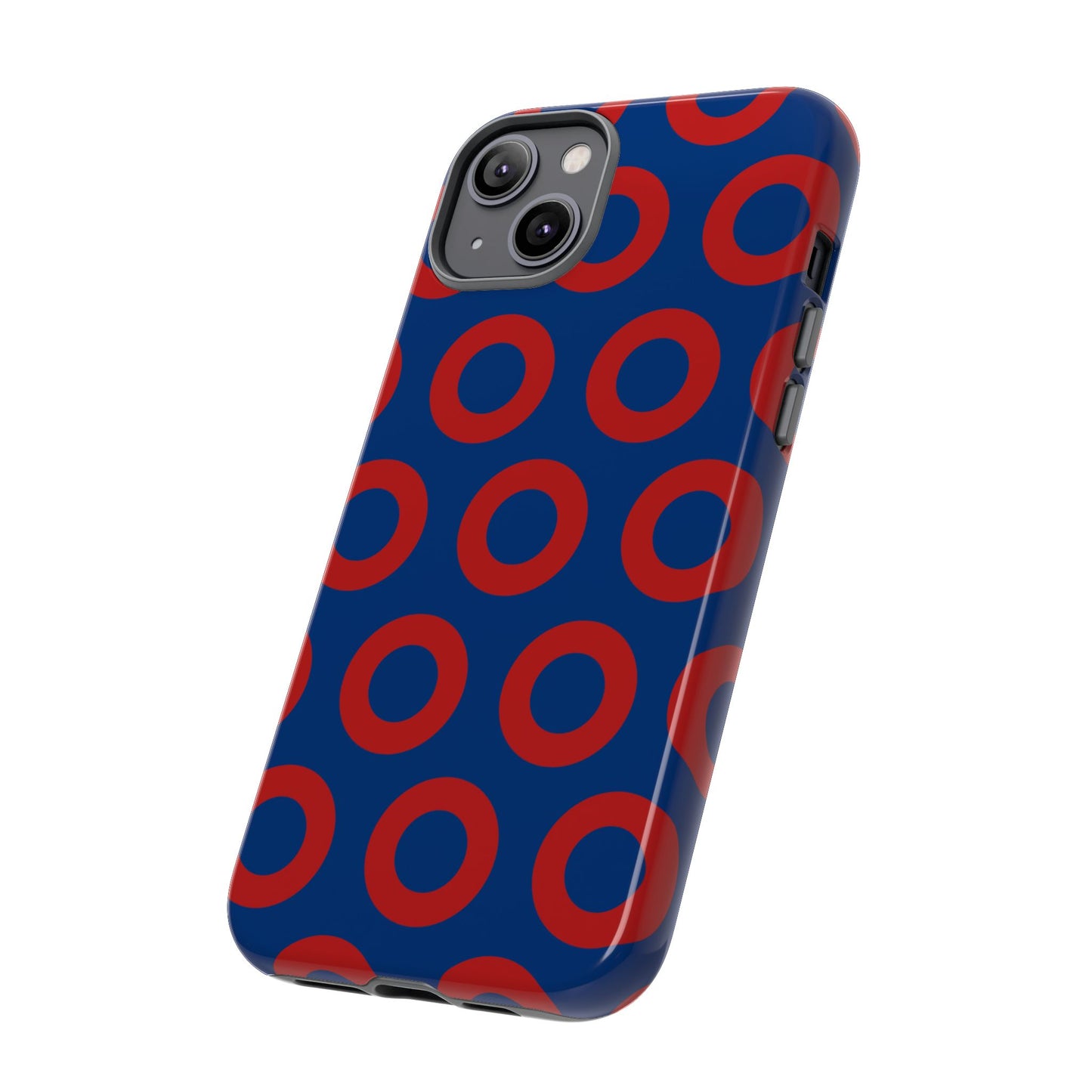 Fishman Donut Phone Case | Red/Blue | iPhone, Google, Samsung