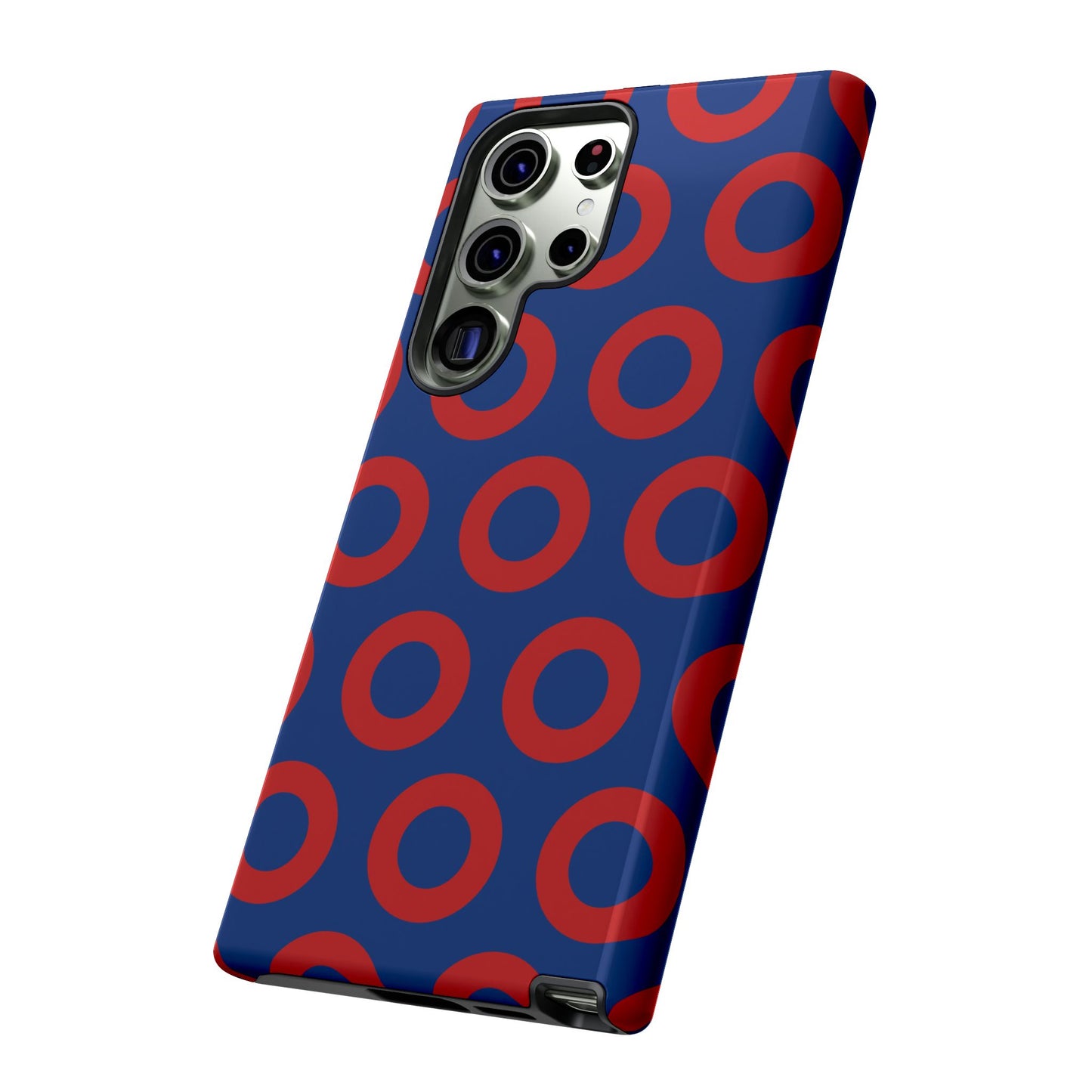 Fishman Donut Phone Case | Red/Blue | iPhone, Google, Samsung