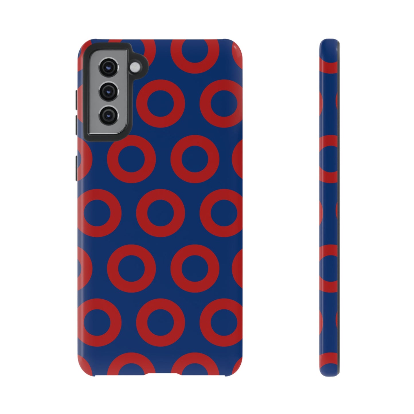 Fishman Donut Phone Case | Red/Blue | iPhone, Google, Samsung