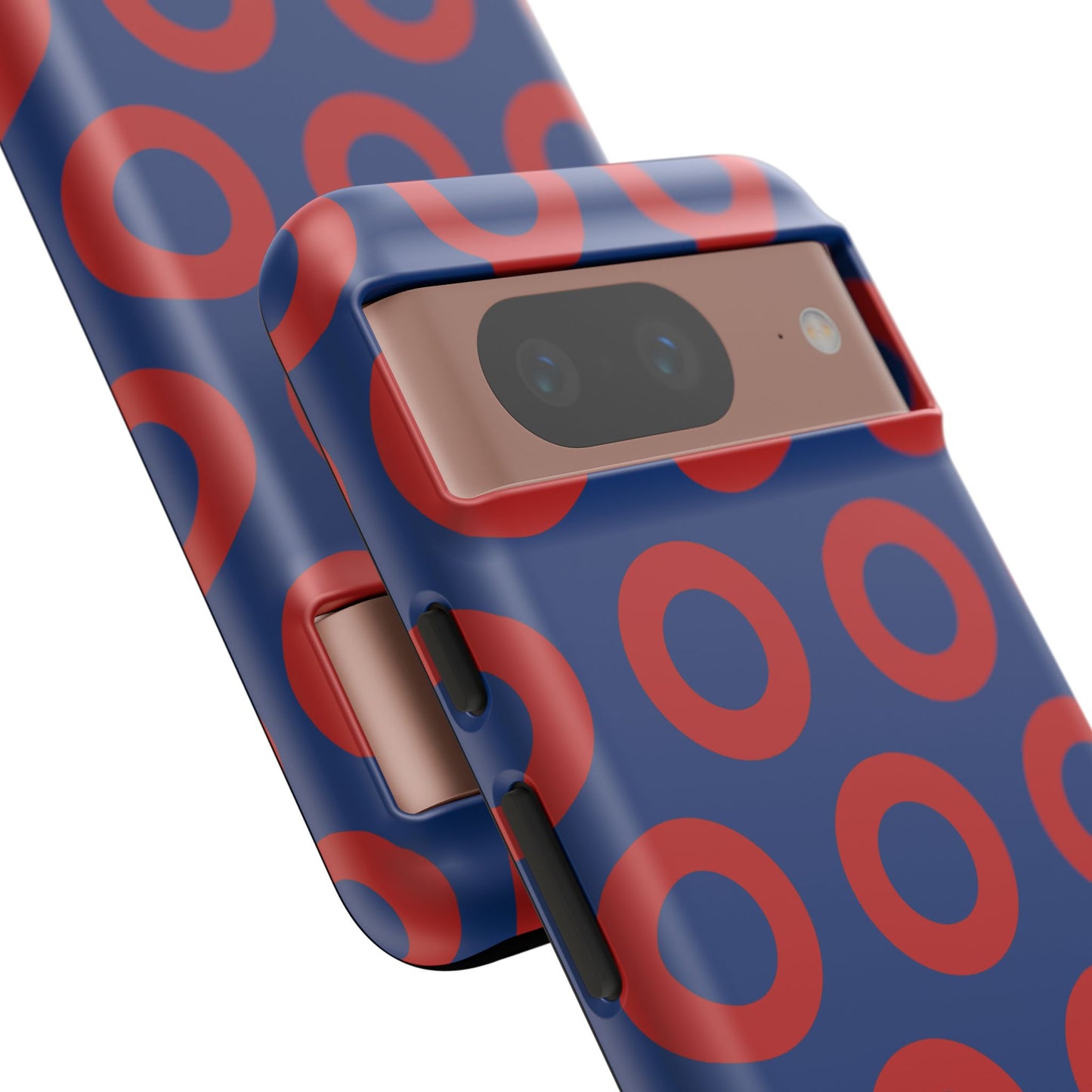 Fishman Donut Phone Case | Red/Blue | iPhone, Google, Samsung