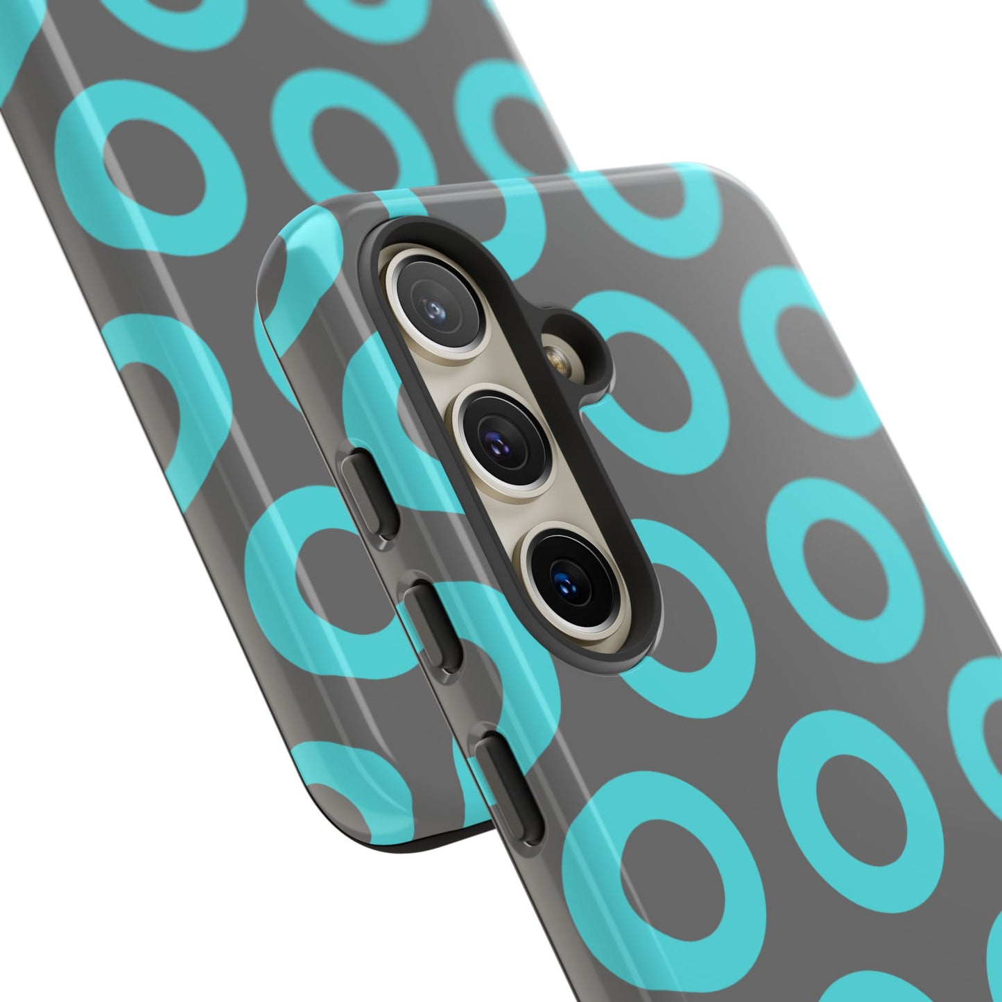 Fishman Donut Phone Case | Turquoise/Gray | | iPhone, Google, Samsung |