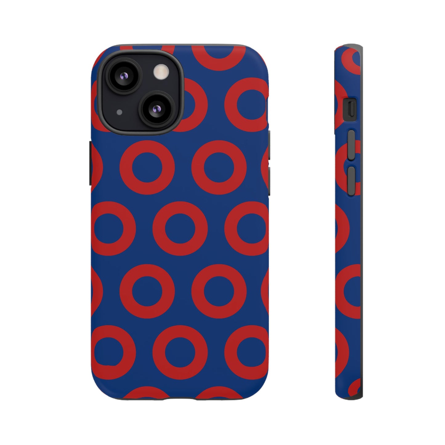 Fishman Donut Phone Case | Red/Blue | iPhone, Google, Samsung