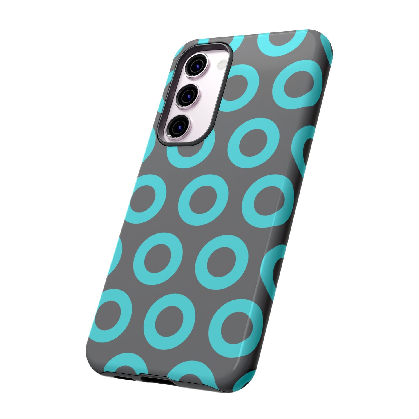 Fishman Donut Phone Case | Turquoise/Gray | | iPhone, Google, Samsung |