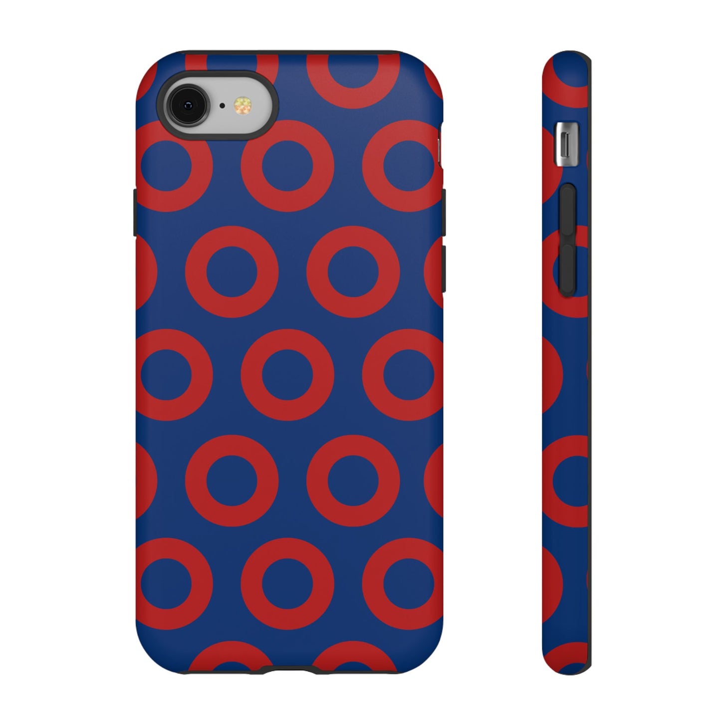 Fishman Donut Phone Case | Red/Blue | iPhone, Google, Samsung