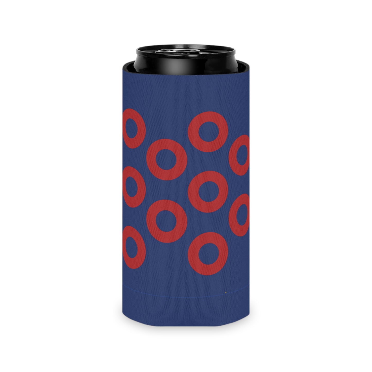 Phish Donut Koozie | Red/Blue | Can Cooler Sleeve