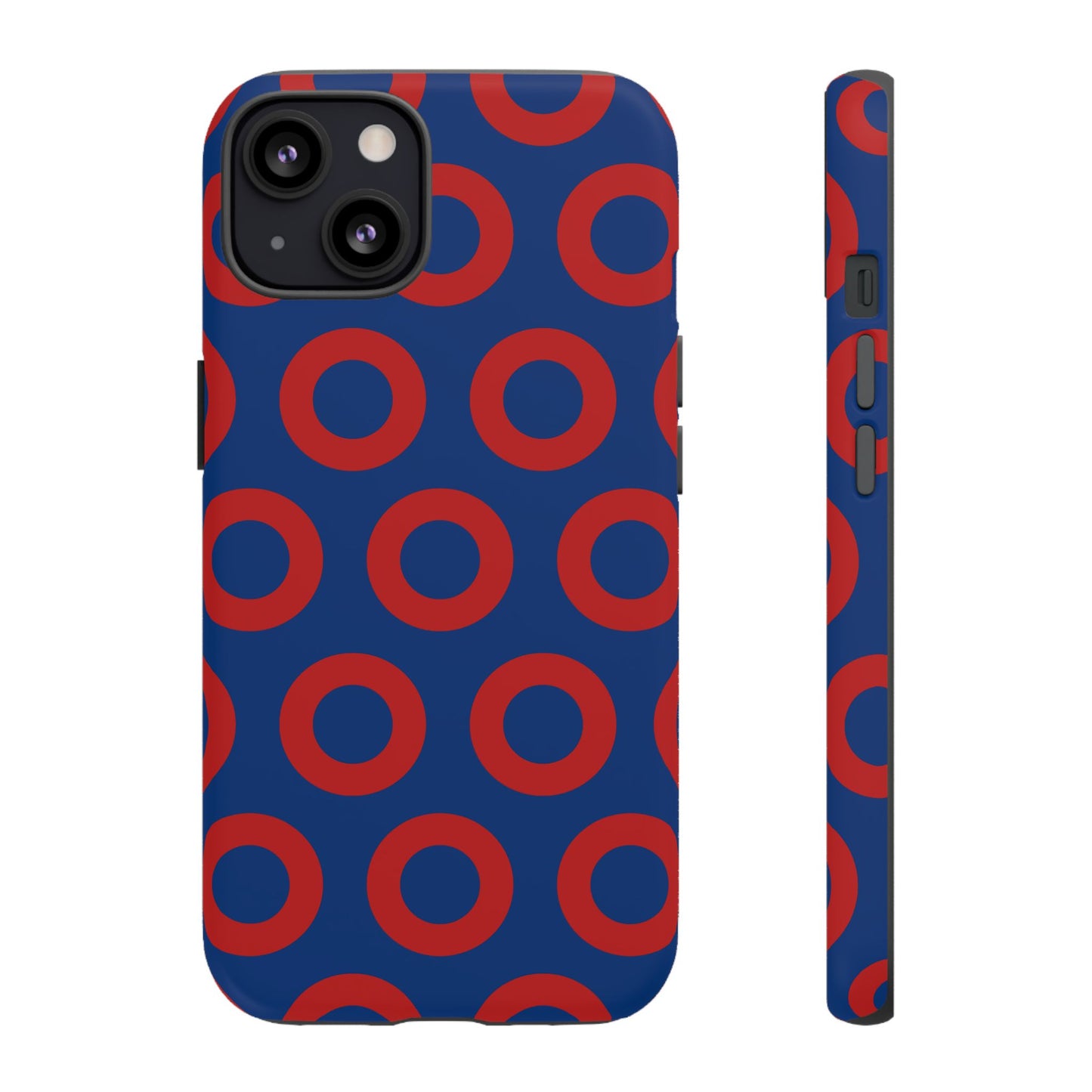 Fishman Donut Phone Case | Red/Blue | iPhone, Google, Samsung