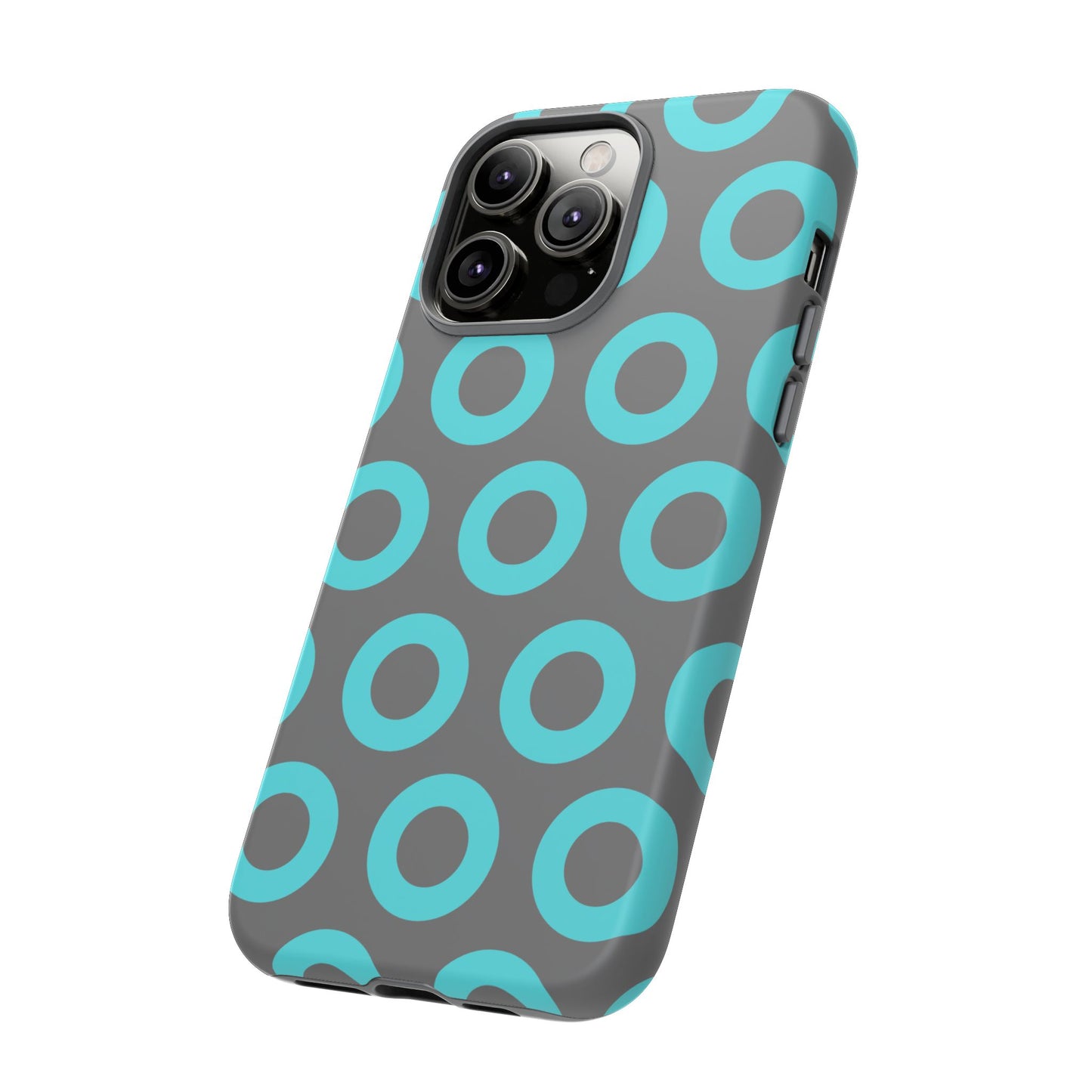 Fishman Donut Phone Case | Turquoise/Gray | | iPhone, Google, Samsung |