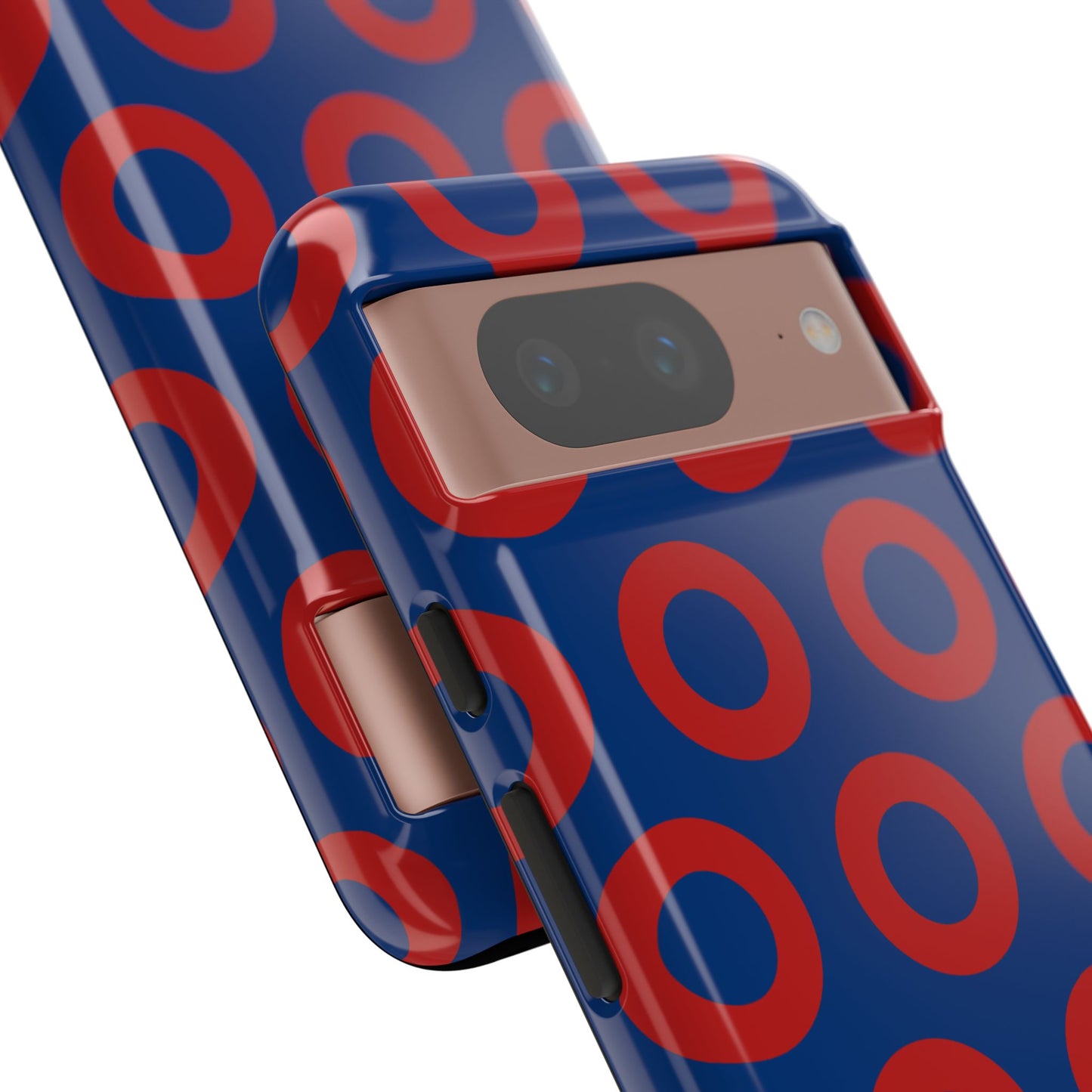 Fishman Donut Phone Case | Red/Blue | iPhone, Google, Samsung