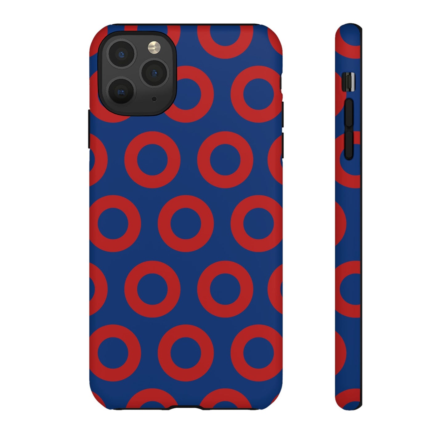 Fishman Donut Phone Case | Red/Blue | iPhone, Google, Samsung