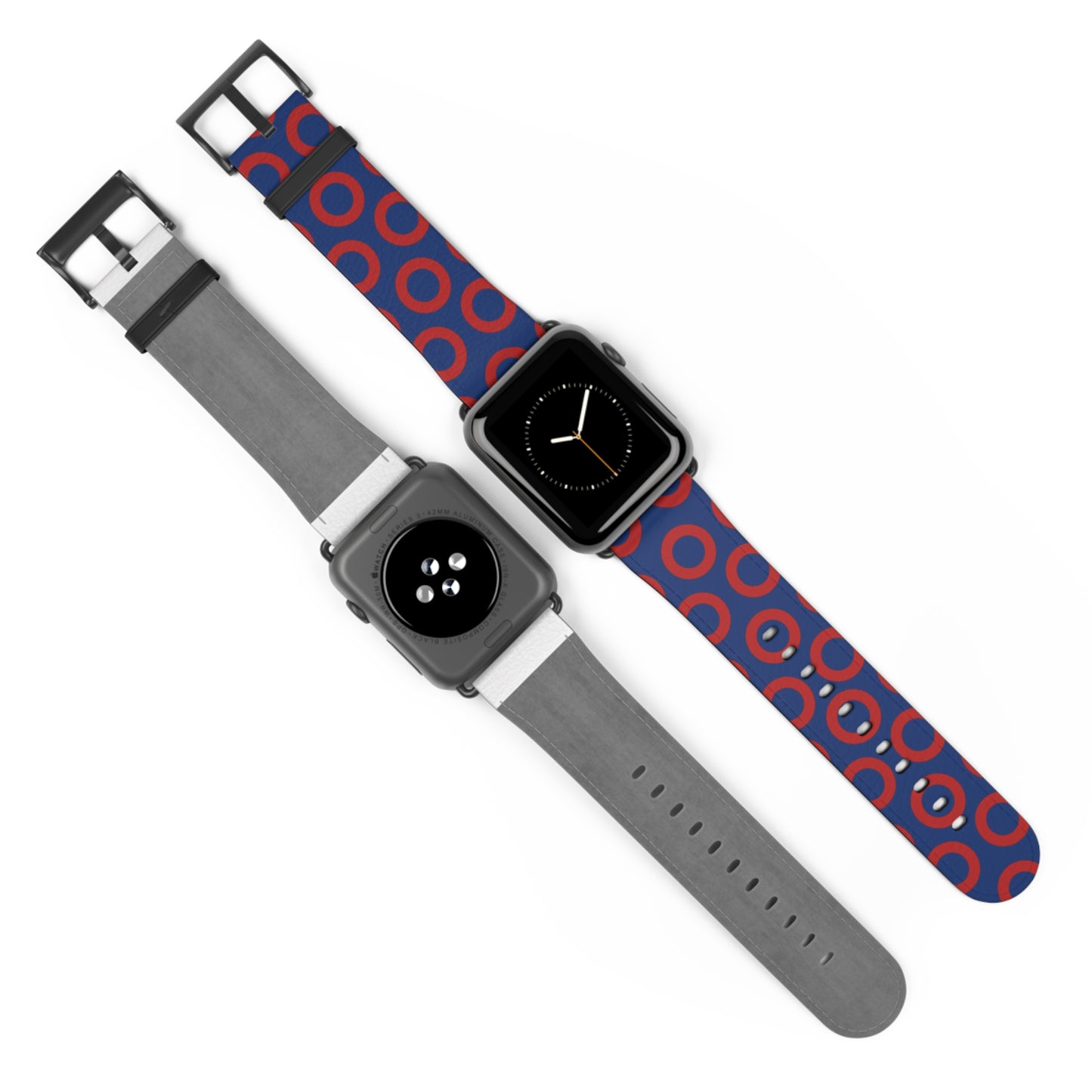 Fishman Donut Apple Watch Band | Red/Blue | 2 lengths available