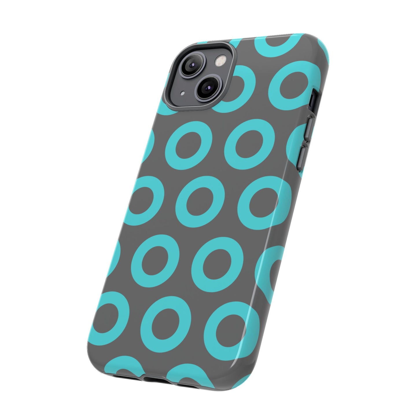 Fishman Donut Phone Case | Turquoise/Gray | | iPhone, Google, Samsung |