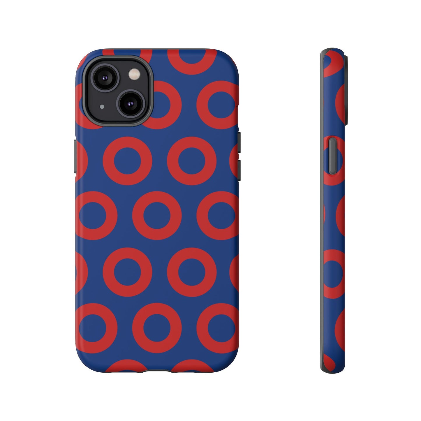 Fishman Donut Phone Case | Red/Blue | iPhone, Google, Samsung