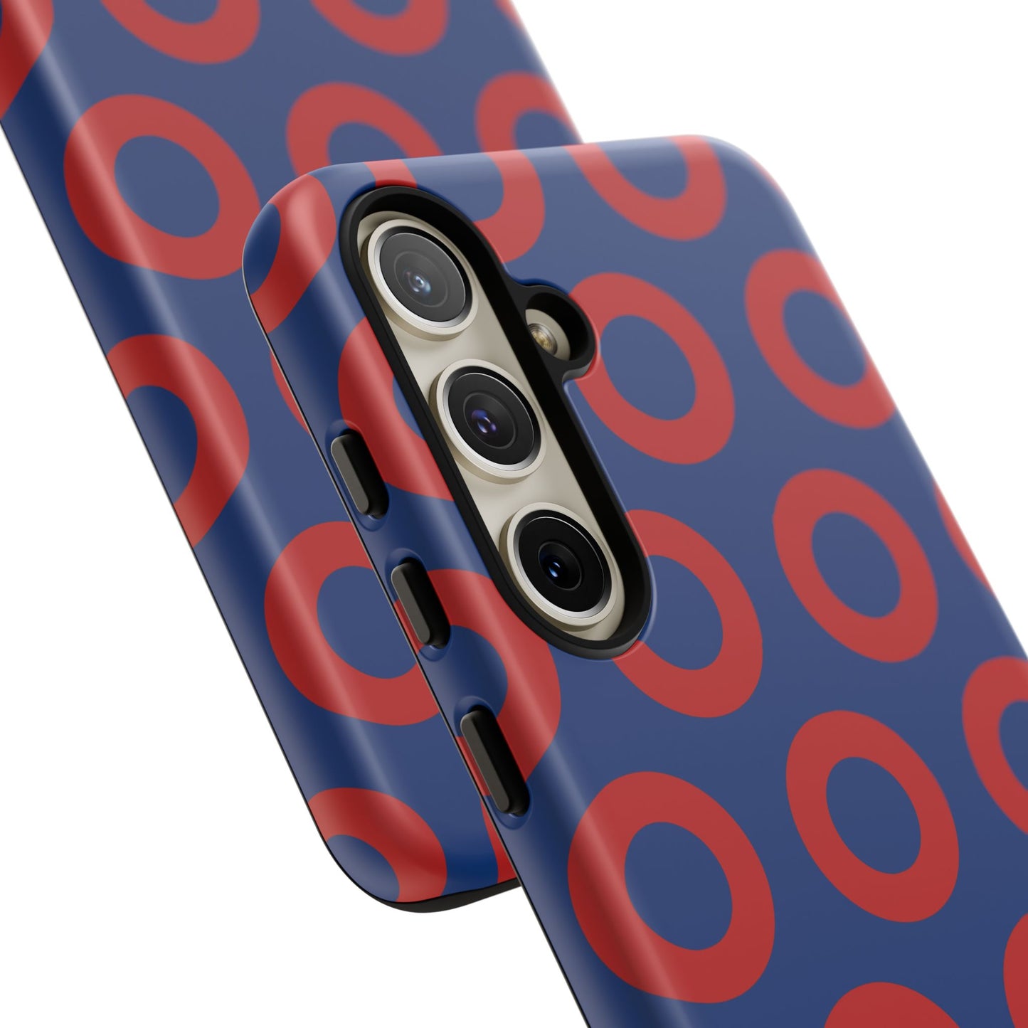 Fishman Donut Phone Case | Red/Blue | iPhone, Google, Samsung