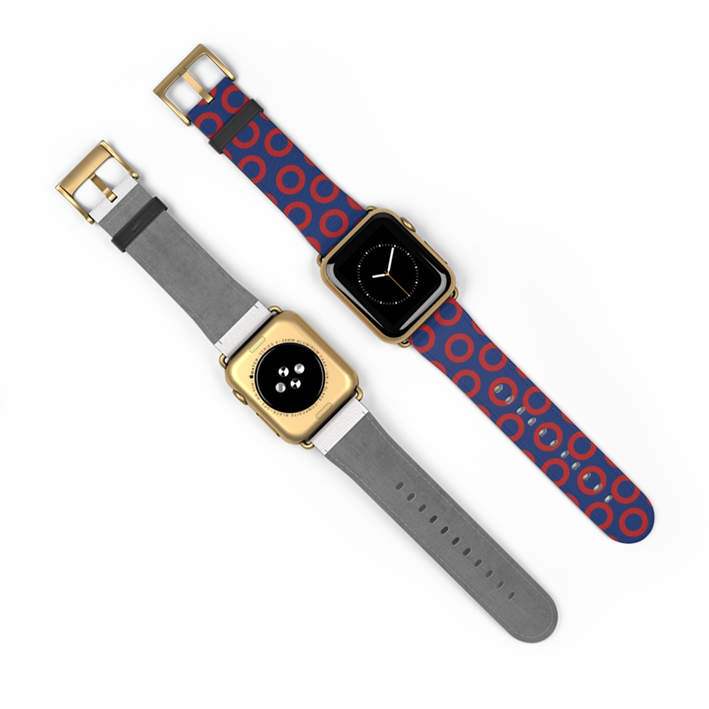 Fishman Donut Apple Watch Band | Red/Blue | 2 lengths available