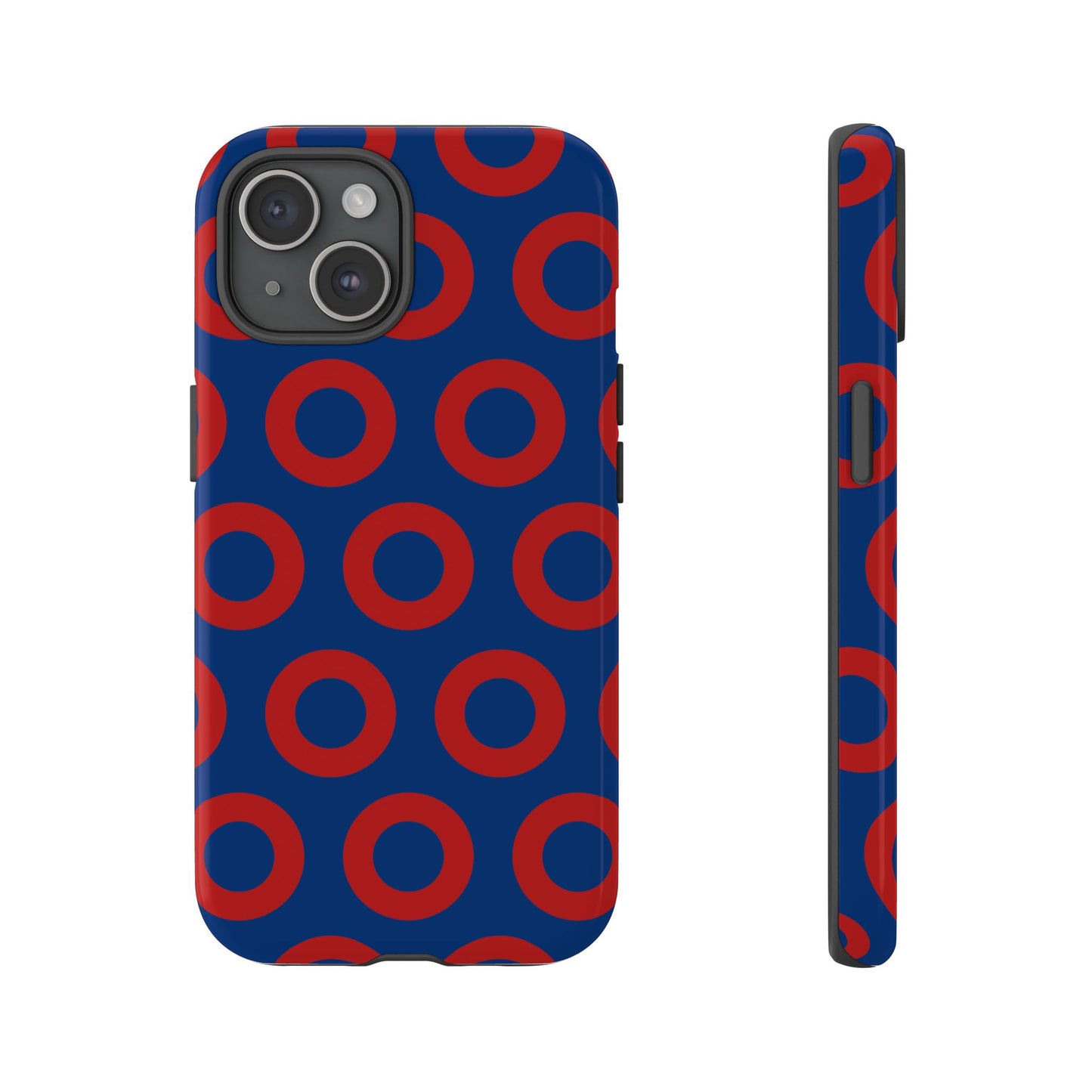 Fishman Donut Phone Case | Red/Blue | iPhone, Google, Samsung