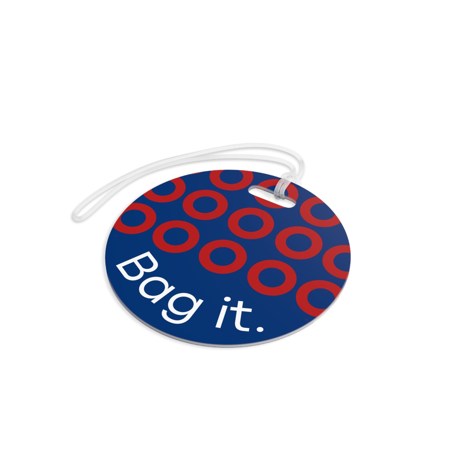 Personalized Fishman Donut Luggage Tags | Bag it, Tag It | 2 shapes available