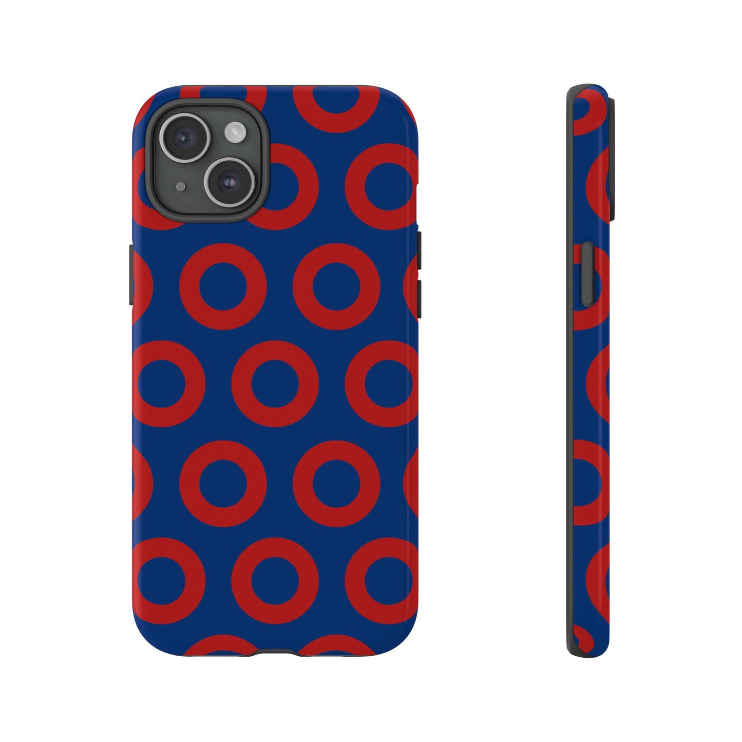 Fishman Donut Phone Case | Red/Blue | iPhone, Google, Samsung