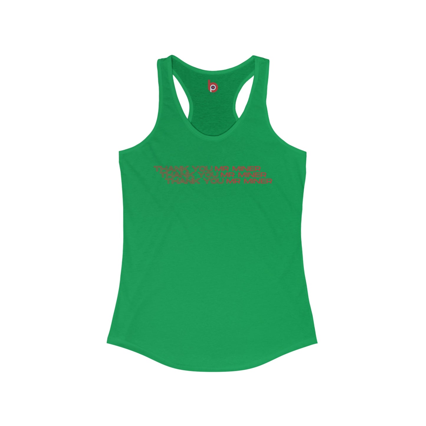 Phish Women's Tank Top | Thank You Mr. Miner | Lot and Concert Racerback Tank