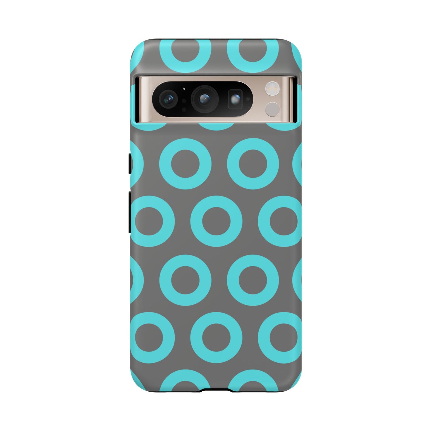 Fishman Donut Phone Case | Turquoise/Gray | | iPhone, Google, Samsung |