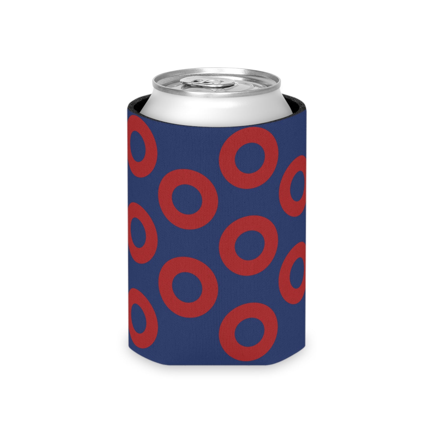 Phish Donut Koozie | Red/Blue | Can Cooler Sleeve