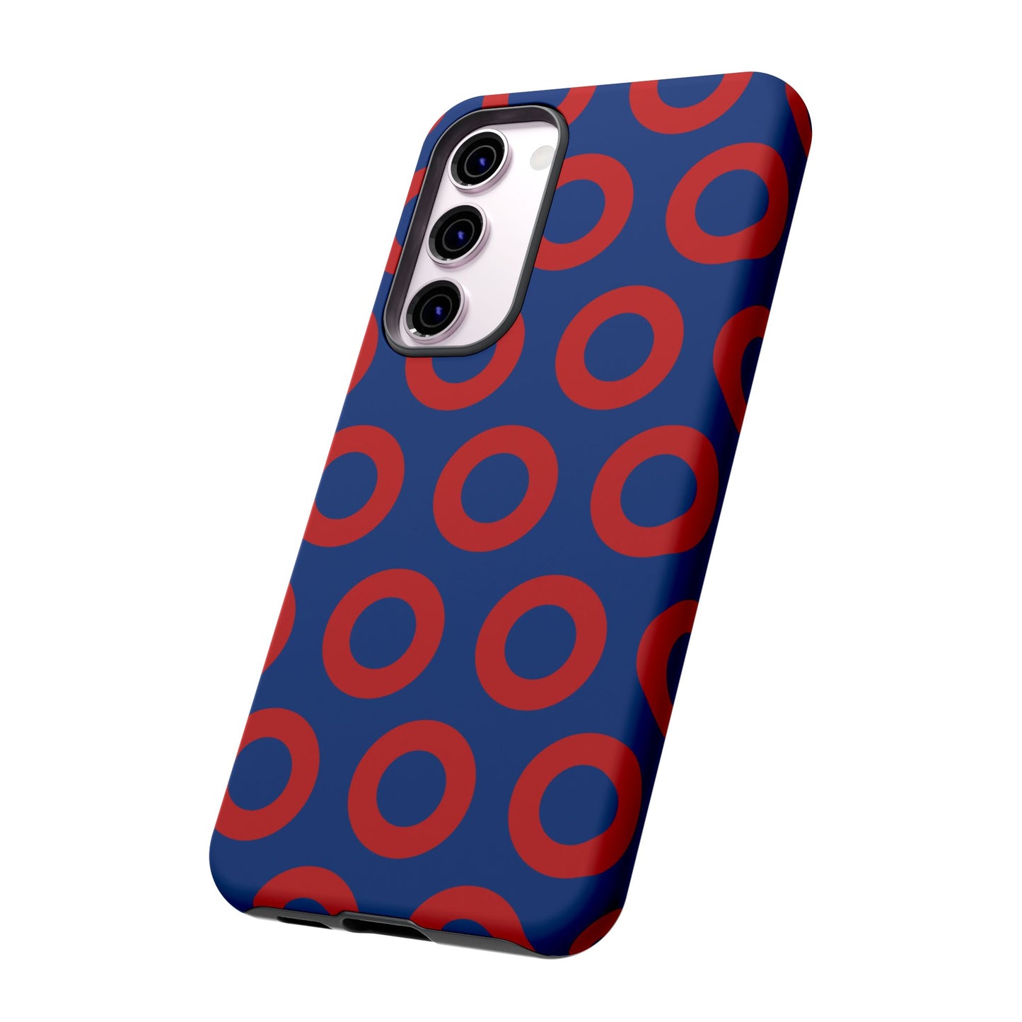 Fishman Donut Phone Case | Red/Blue | iPhone, Google, Samsung