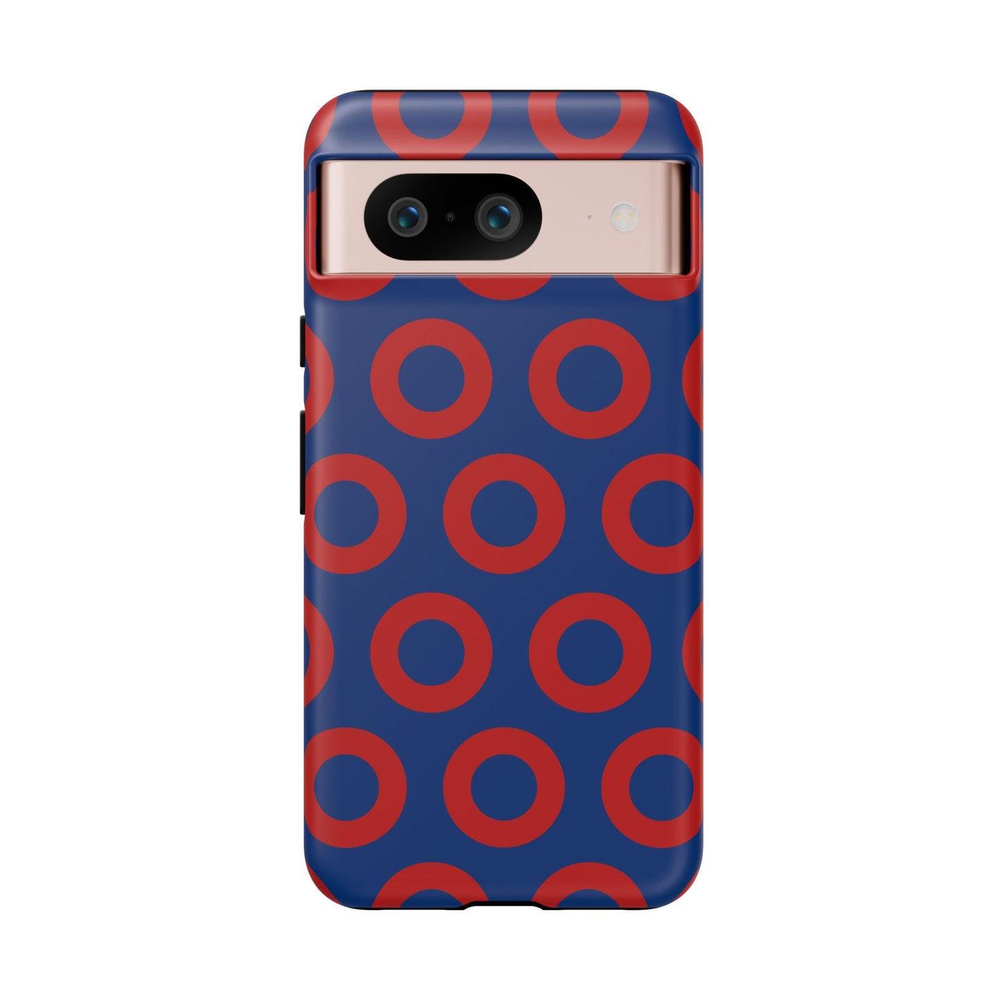 Fishman Donut Phone Case | Red/Blue | iPhone, Google, Samsung