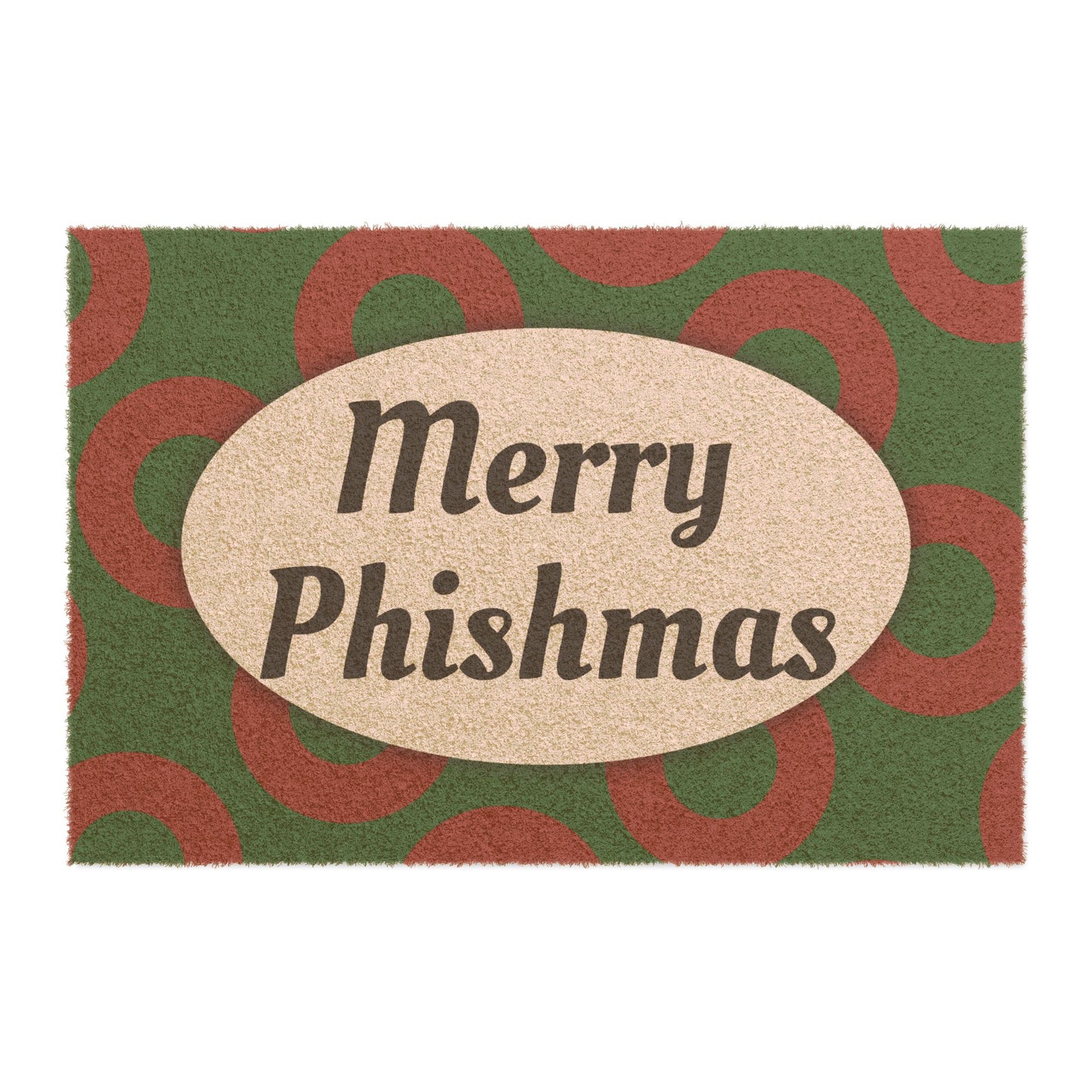 Phish Doormat | Merry Phishmas | Fishman Donut Welcome Mat