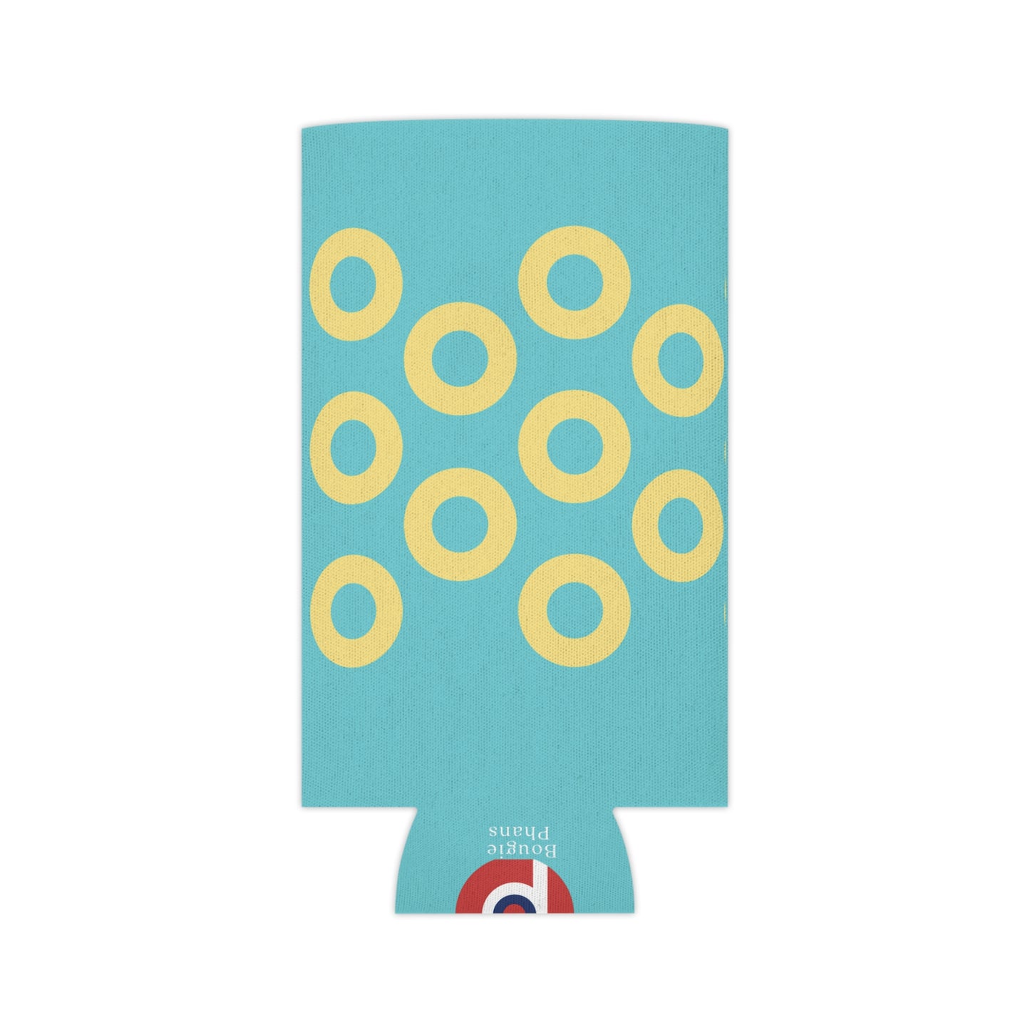 Phish Donut Koozie | Turquoise/ Yellow | Can Cooler Sleeve