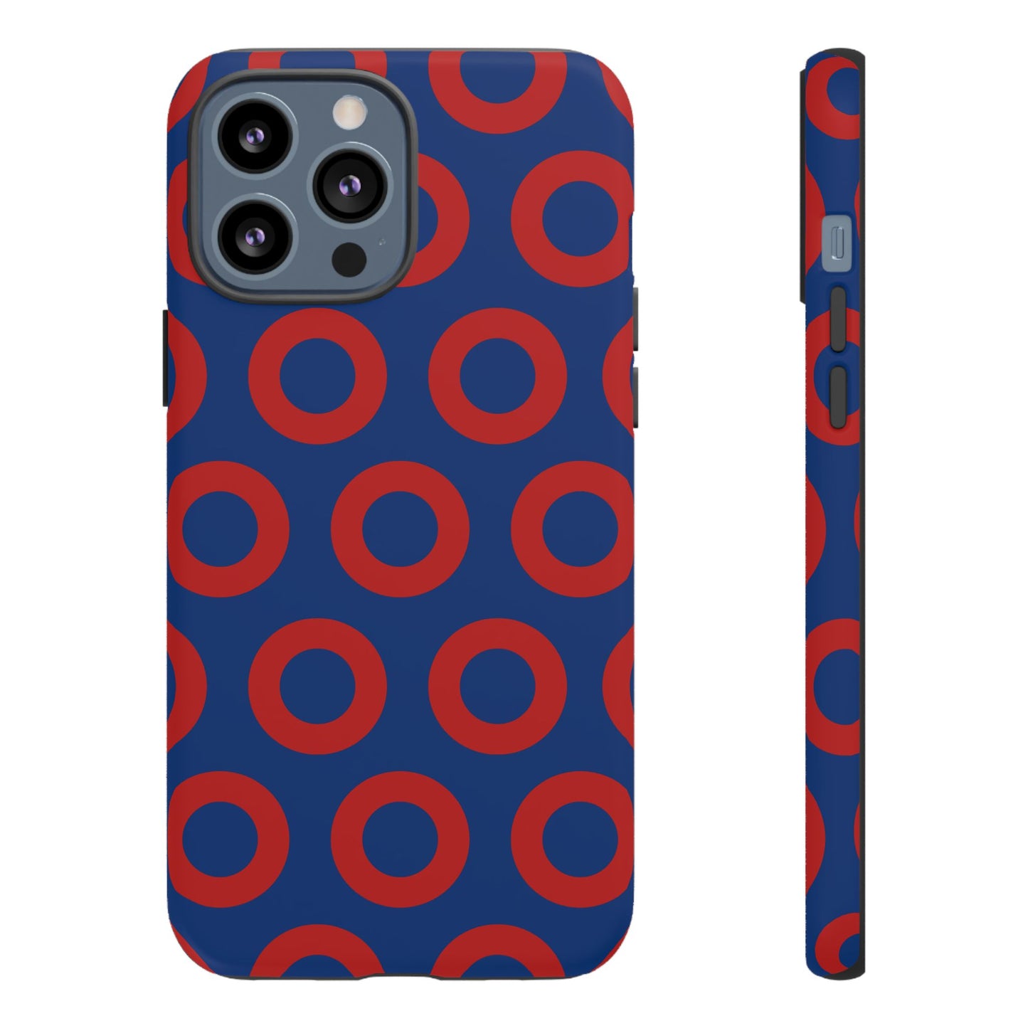 Fishman Donut Phone Case | Red/Blue | iPhone, Google, Samsung