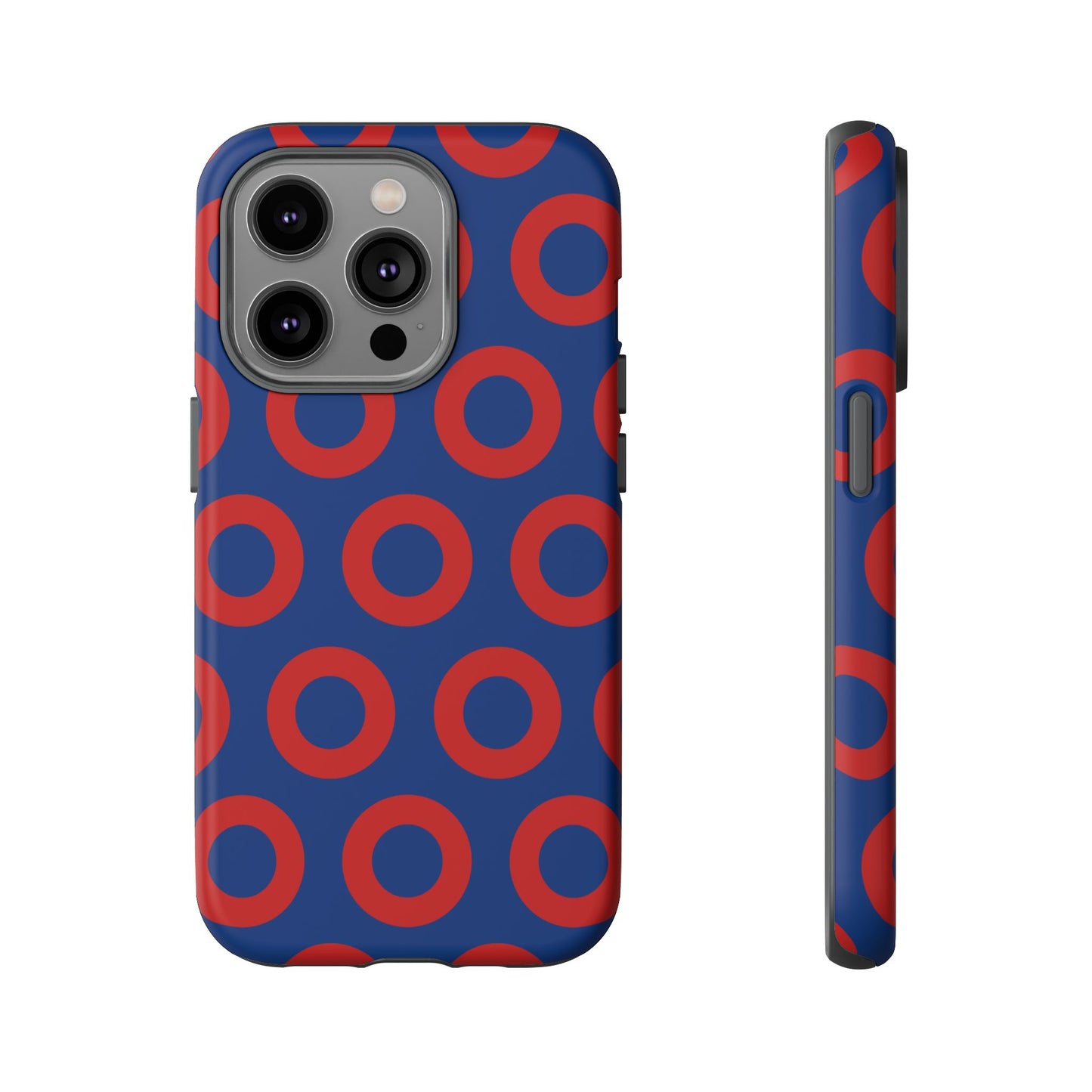 Fishman Donut Phone Case | Red/Blue | iPhone, Google, Samsung