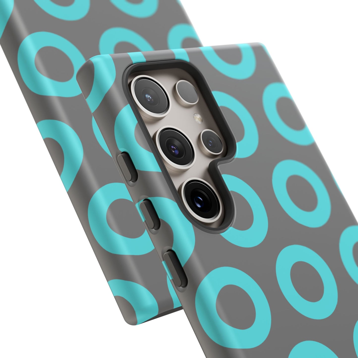 Fishman Donut Phone Case | Turquoise/Gray | | iPhone, Google, Samsung |